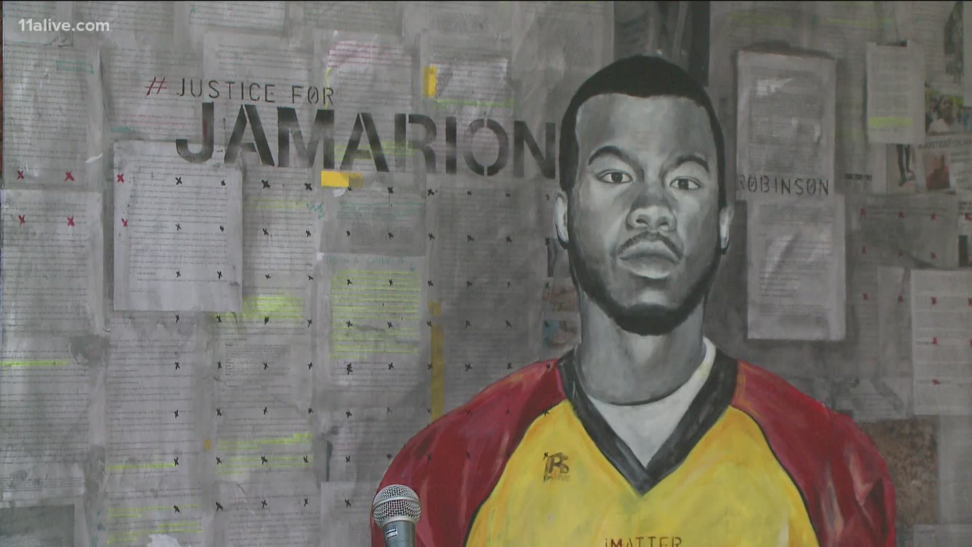 A vigil was held Wednesday night in honor of Jamarion Robinson's life.