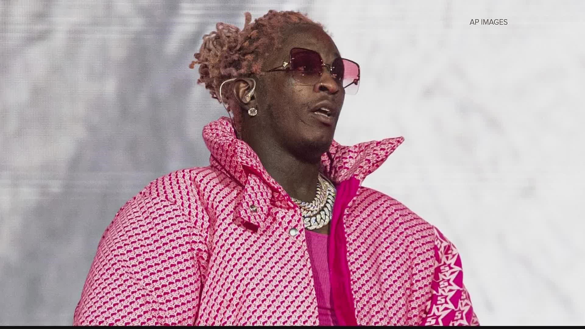 Young Thug is scheduled to have an arraignment hearing Monday.