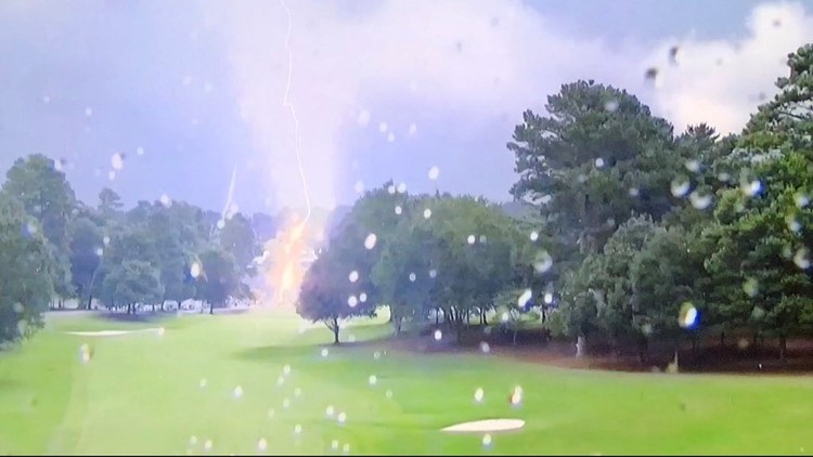 PGA Tour Championship Lightning Strike Several Injured 11alive