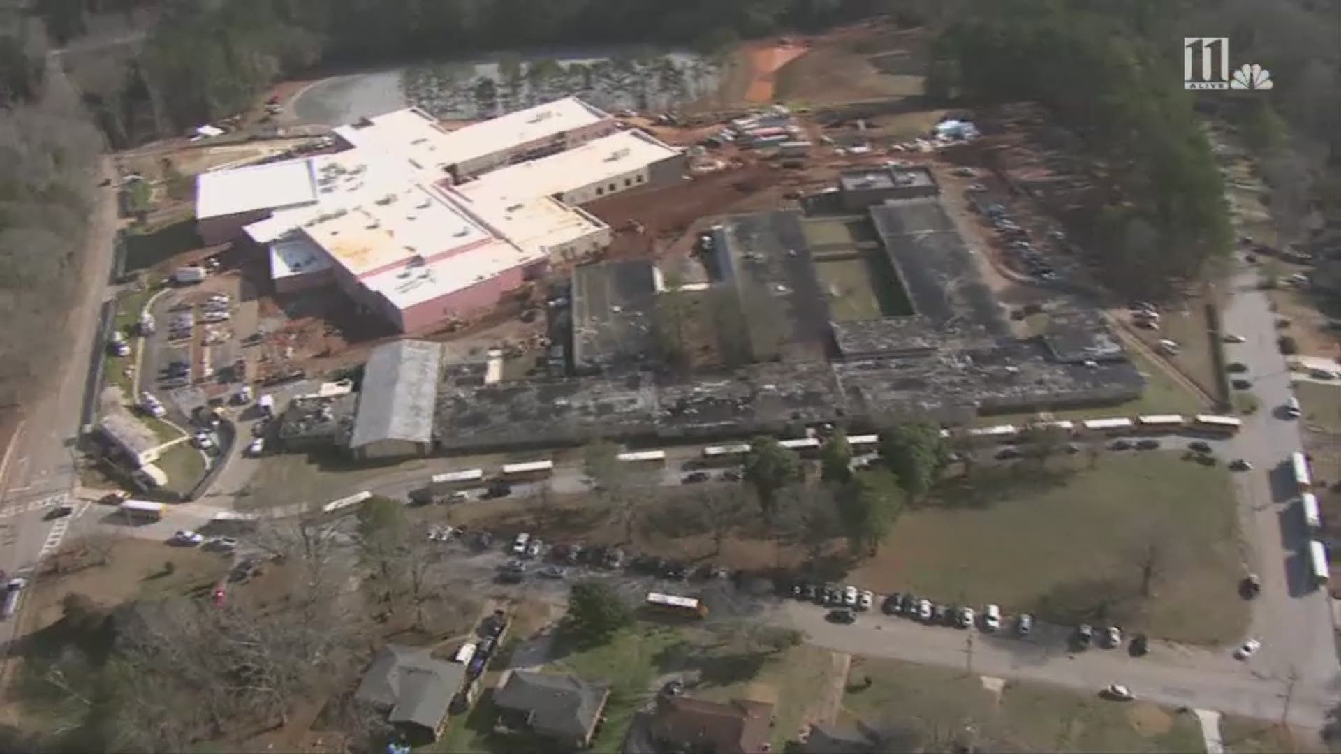 A gas leak forced evacuation of students from Decatur's McNair Middle School to McNair High School on Tuesday morning.