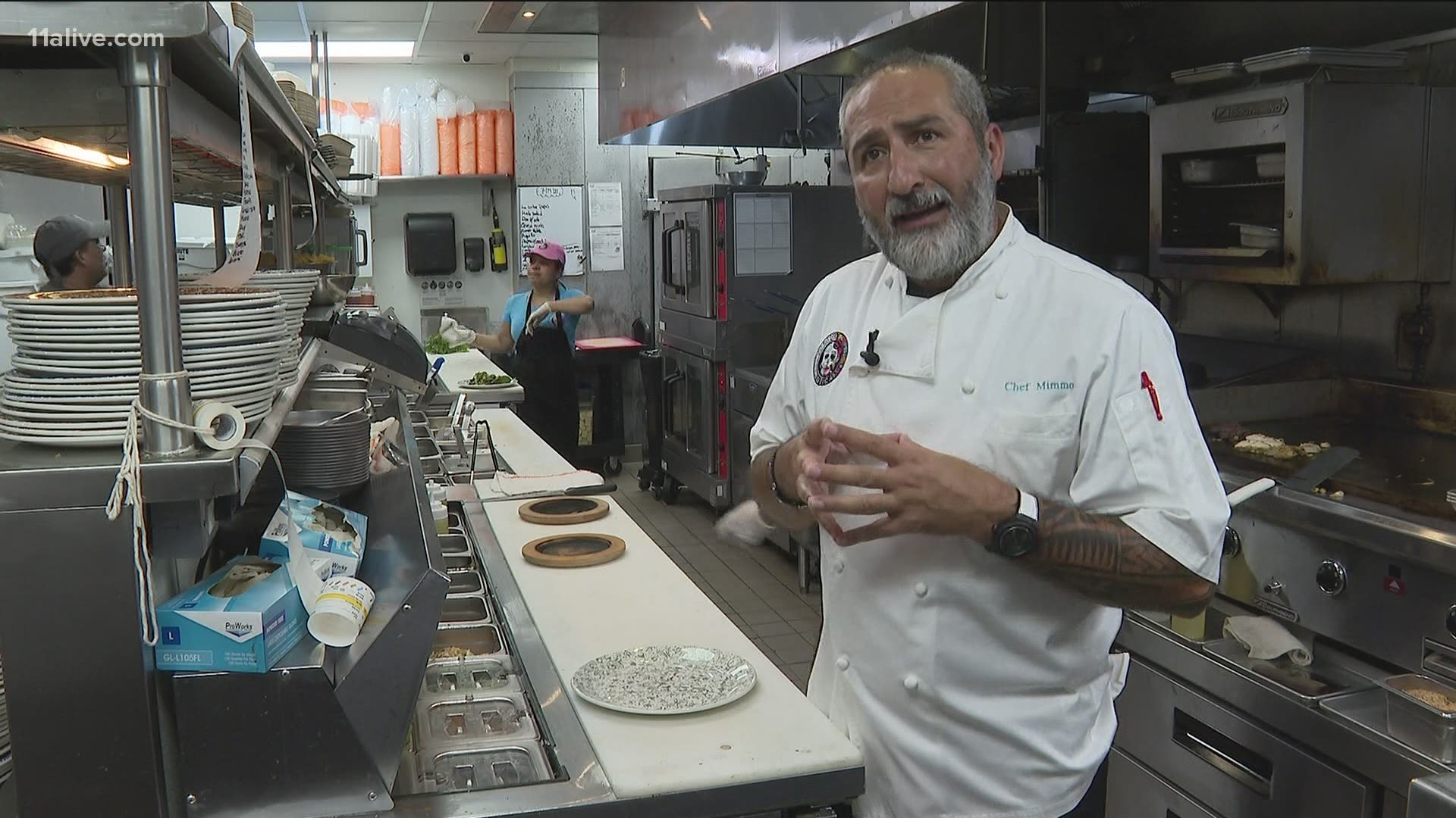 Chef Mimmo from Botica in Buckhead says owners need to make their employees feel appreciated to keep them at work.