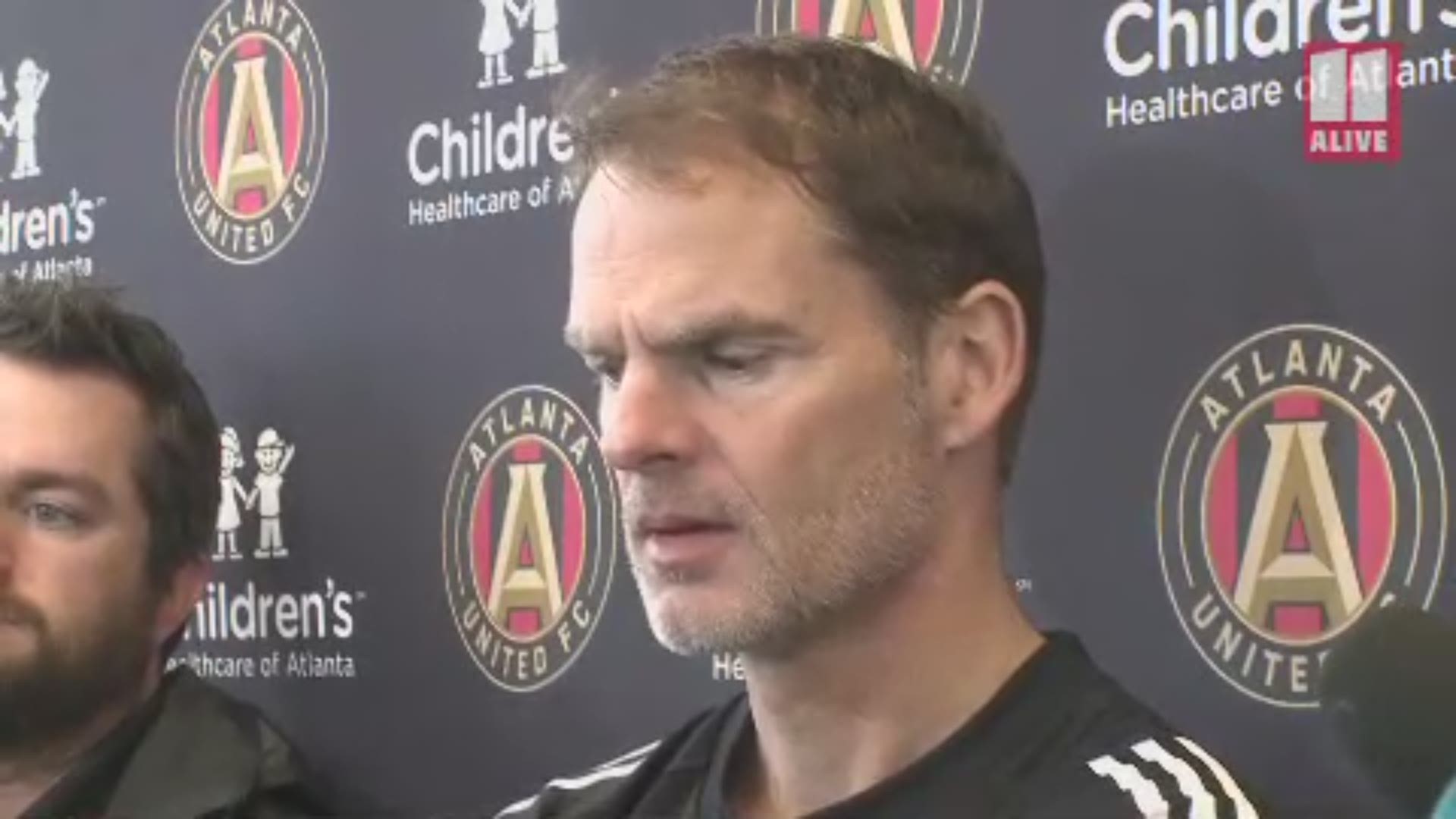 Raw video of Frank de Boer's media availability following the first day of training camp for Atlanta United.
