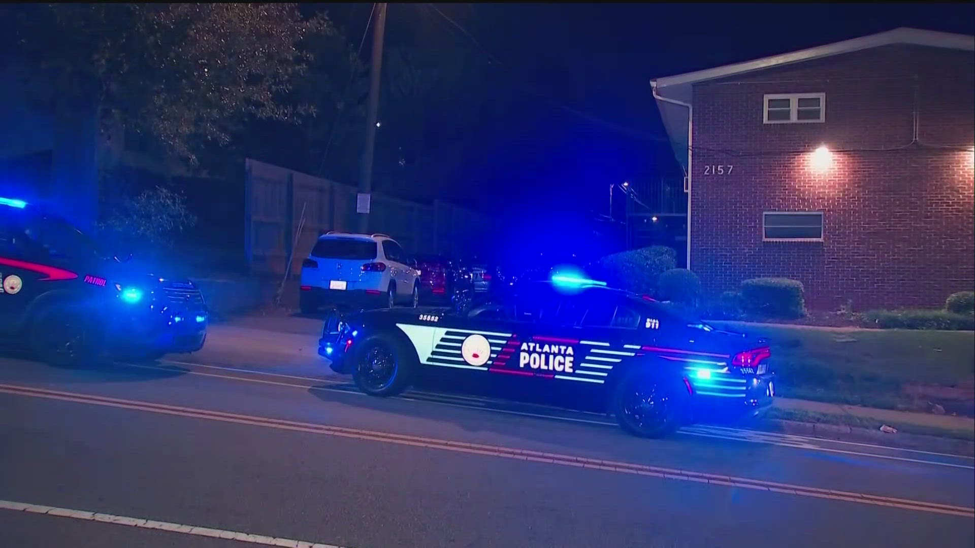 Four people shot while walking in their apartment complex | 11alive.com