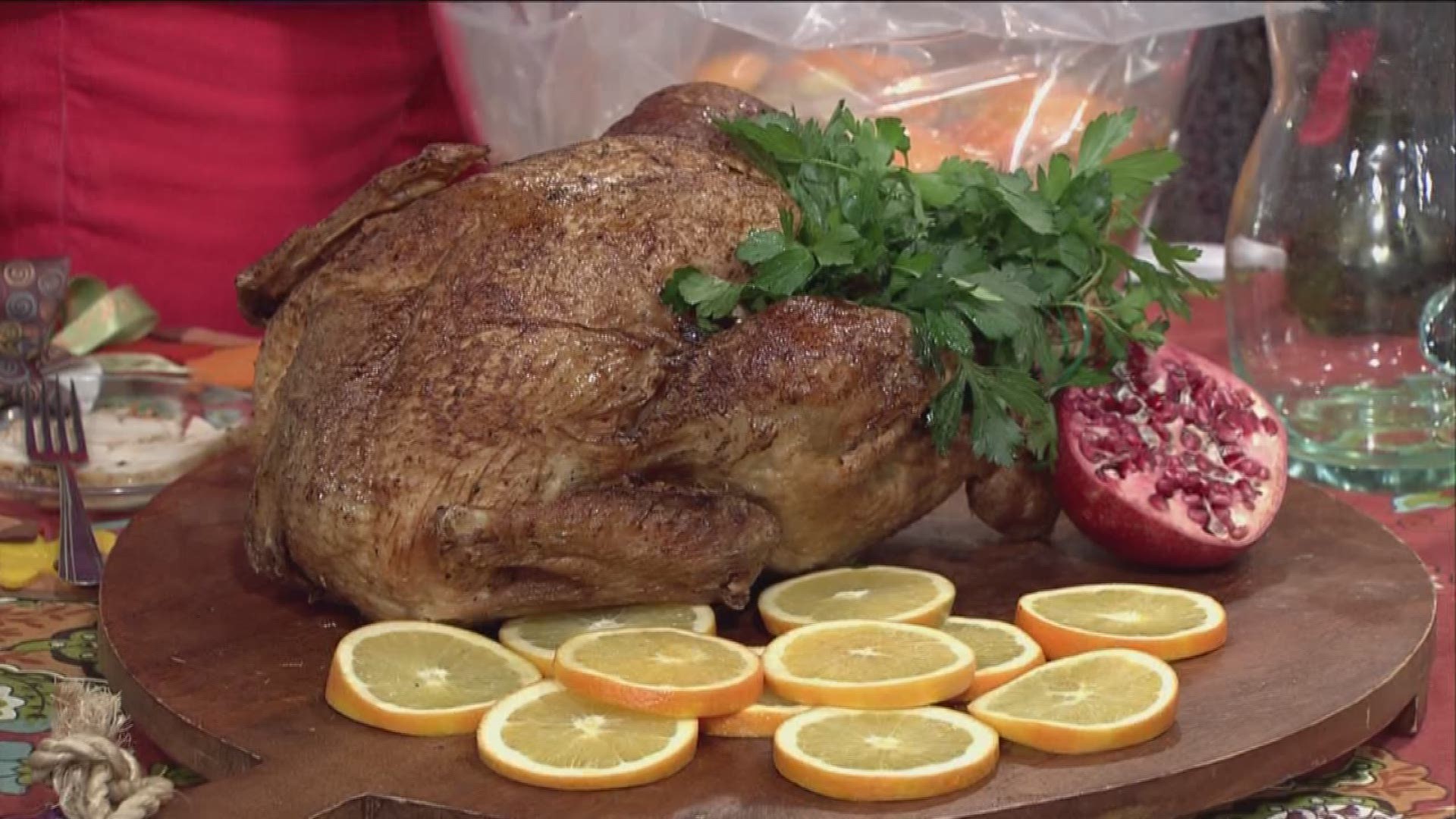 Taste and Savor's Chef Nancy Waldeck shares top tips for frying your turkey this Thanksgiving in a healthy way!