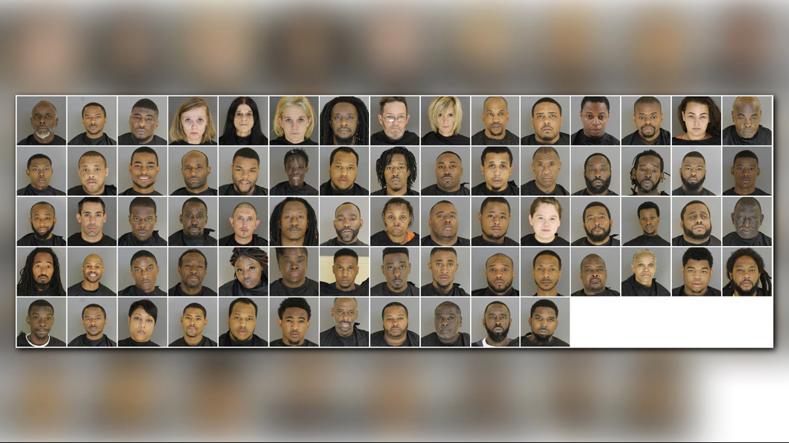 70 arrested in Sumter County undercover drug operation 