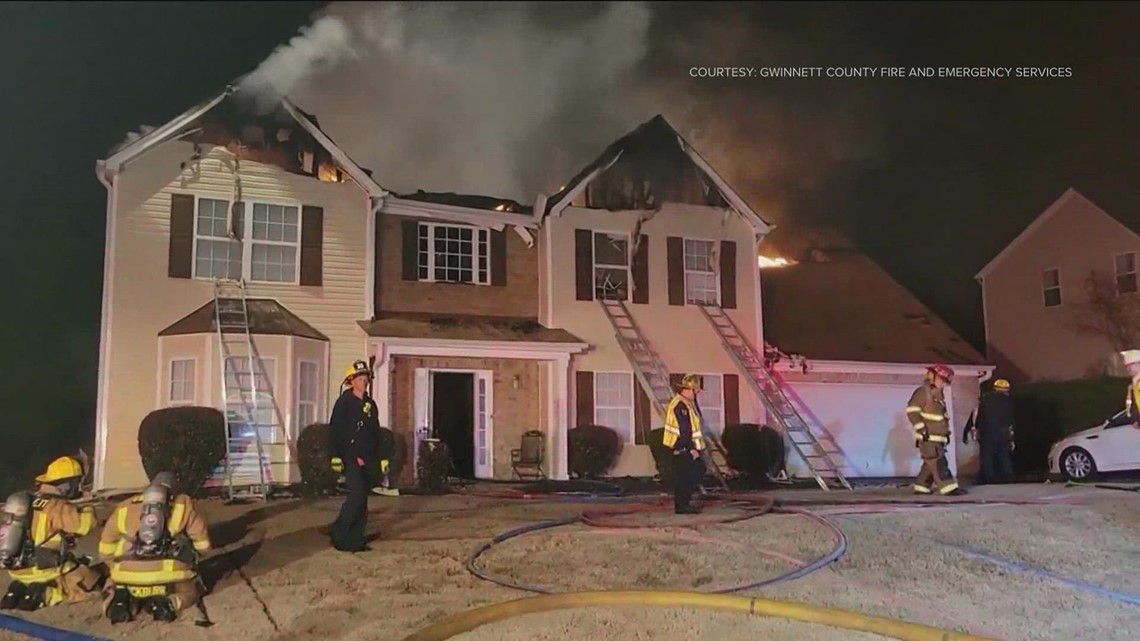 Fire destroys home in Loganville as nearly 30 firefighters respond