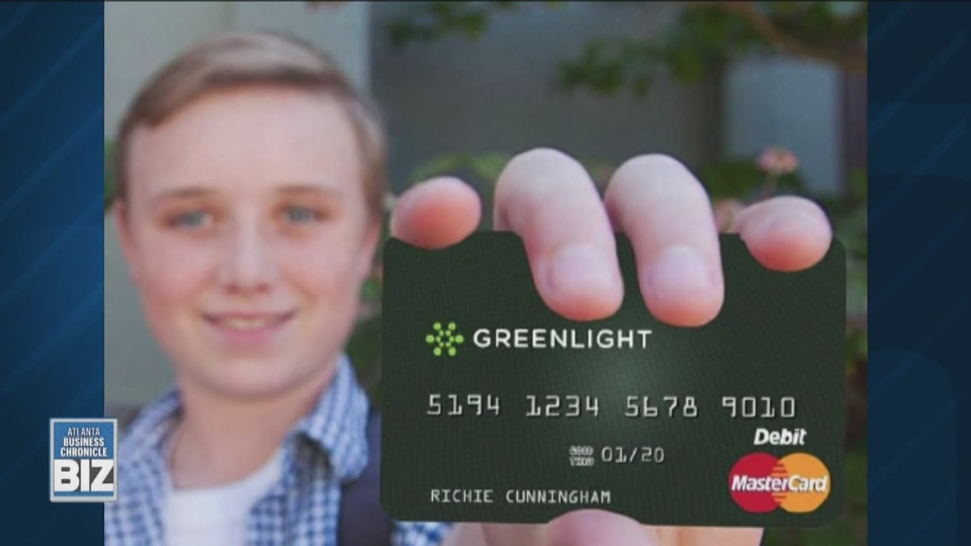 The debit card for kids! Atlanta Business Chronicle publisher David Rubinger welcomes the man behind Greenlight... Co-Founder/CEO Tim Sheehan to BIZ.