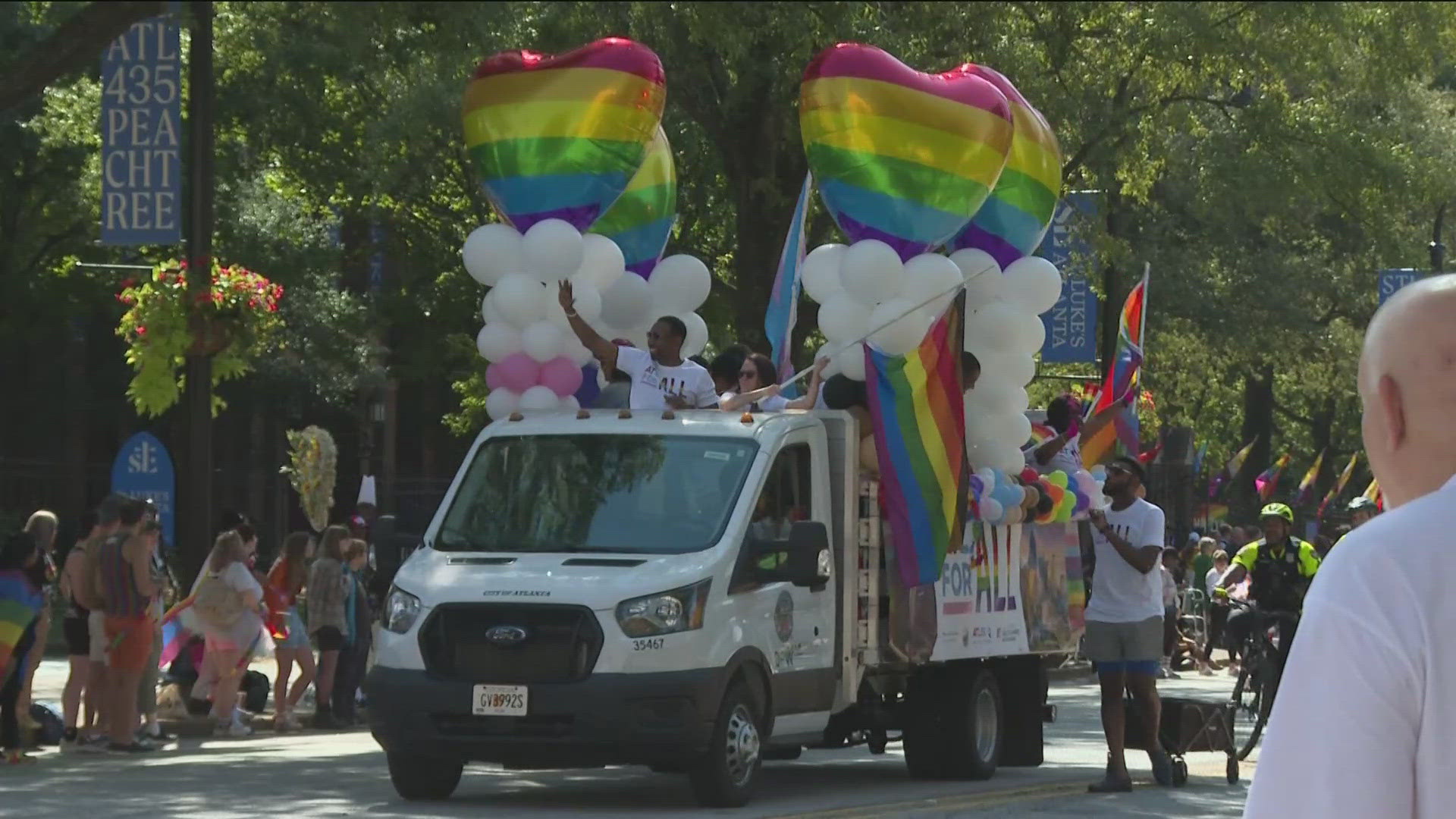 Atlanta Pride is the largest free Pride festival in the United States, and the parade is the biggest event of the festival, according to a release.