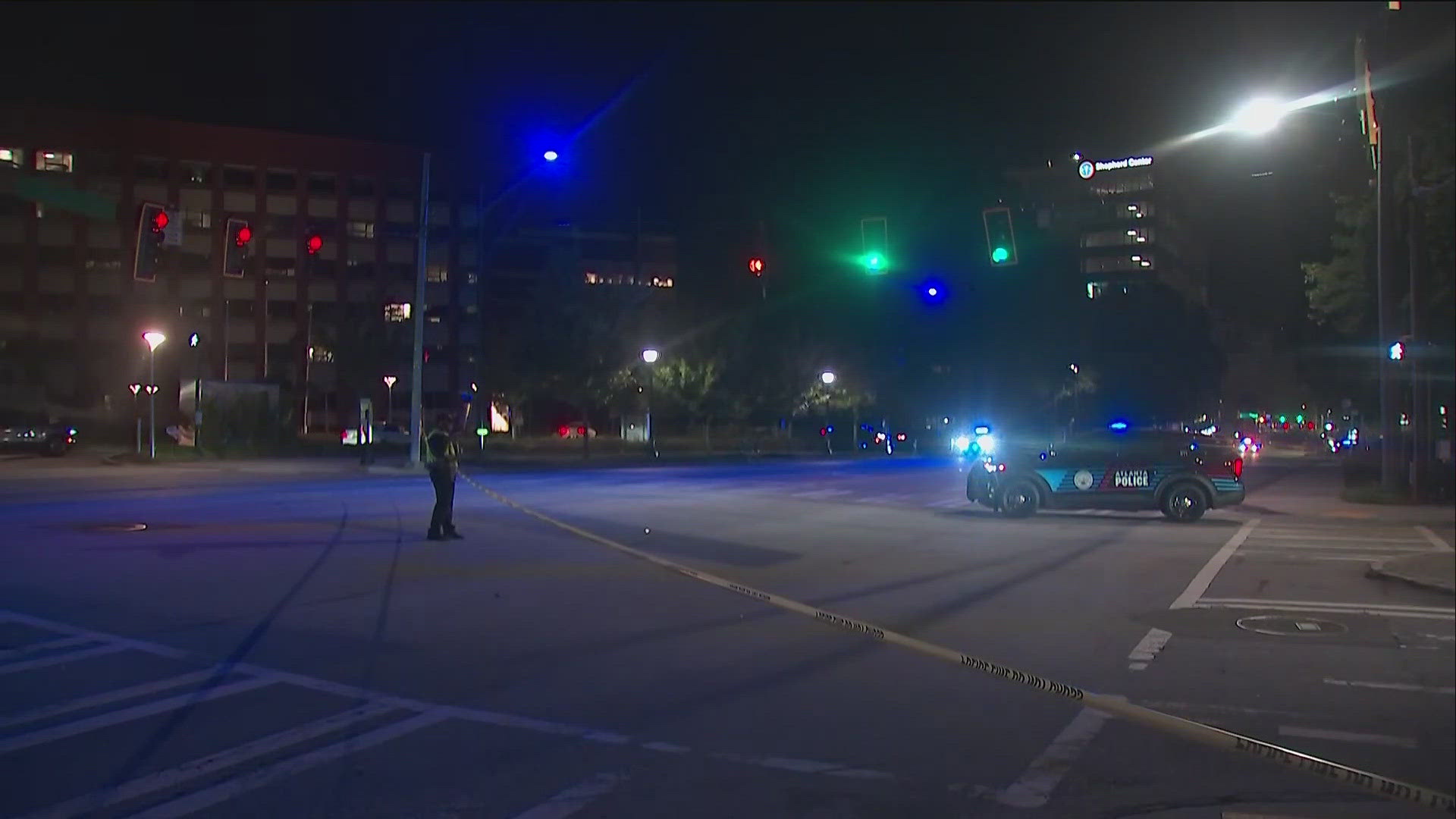 Investigators say the victim was already on the ground when he was run over by a white Nissan Maxima.