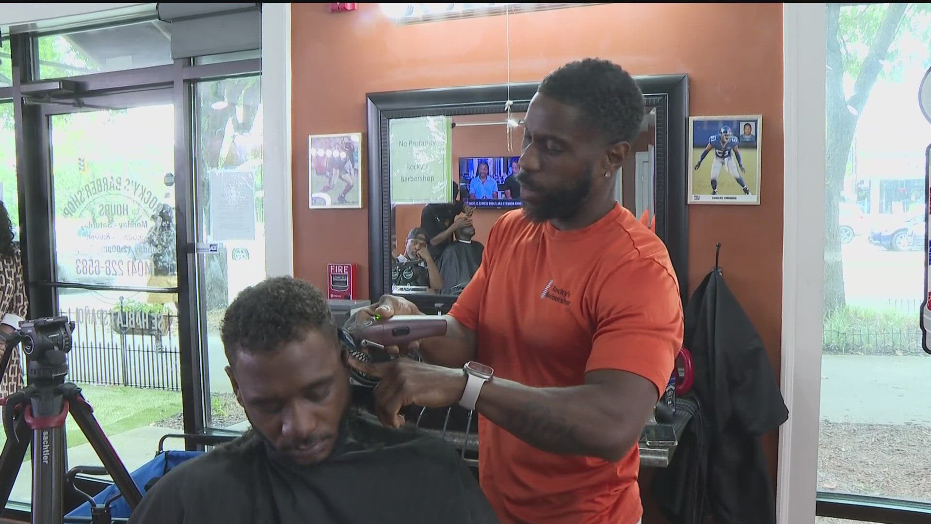 The Trump Campaign is responding after an Atlanta barbershop owner said he was misled when he agreed to a host campaign for the former president.