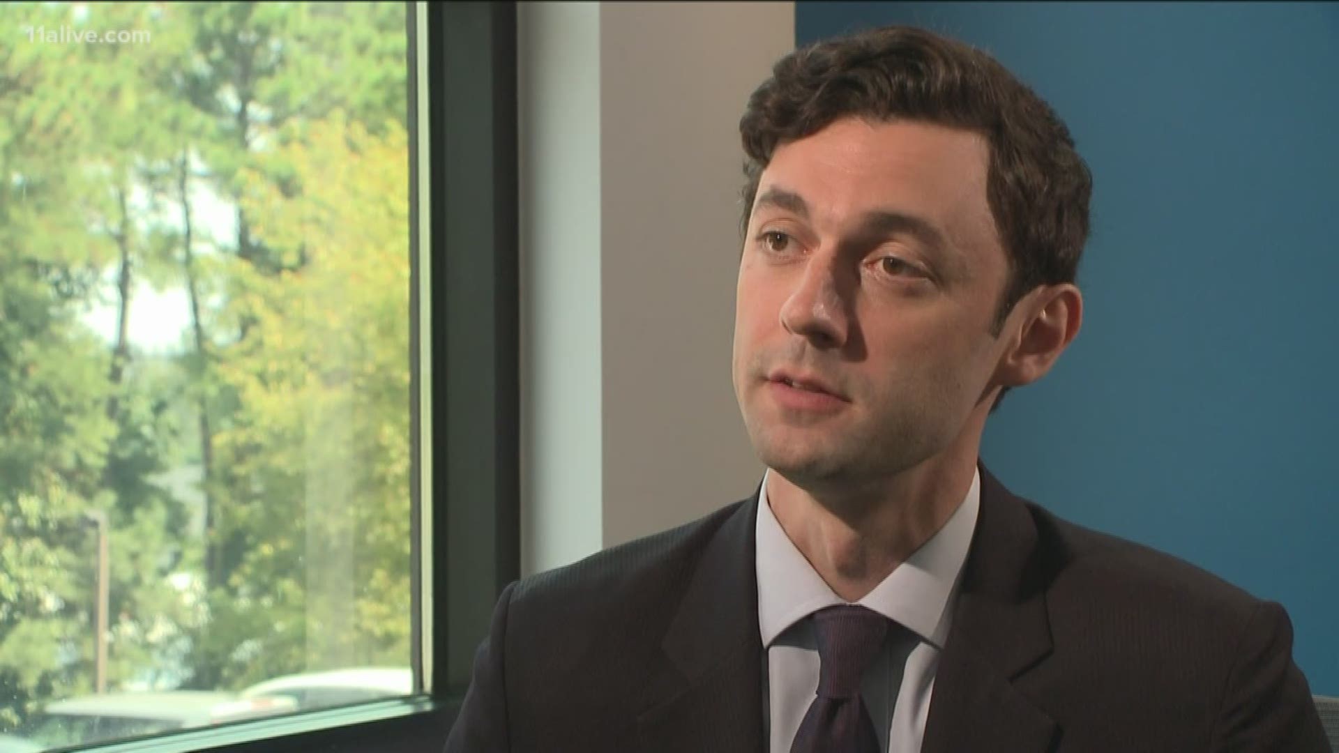 Ossoff says he'll run to advance health care and environmental issues, among others, and to unseat an "ineffective" incumbent who has advanced the agenda of an "obscene" Donald Trump presidency.