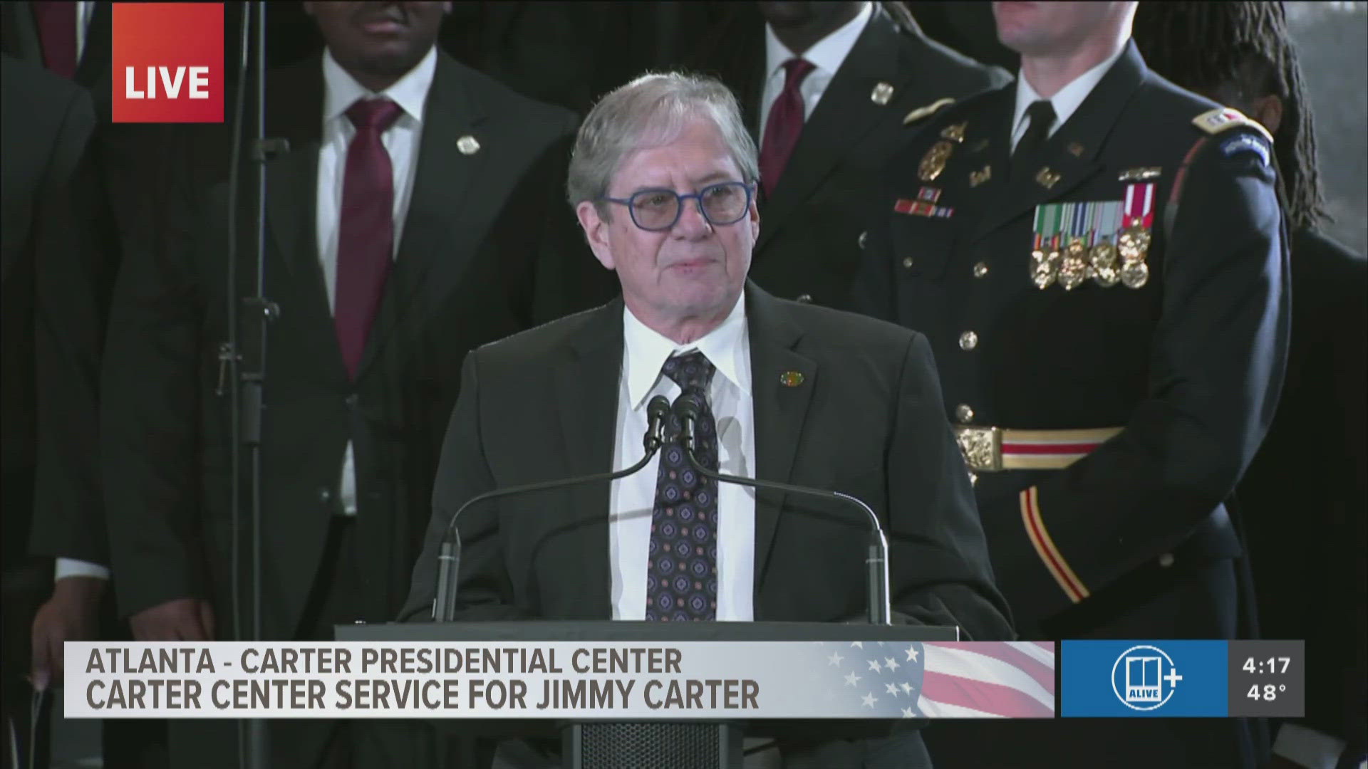 Jimmy Carter's son speaks at The Carter Center service Full remarks