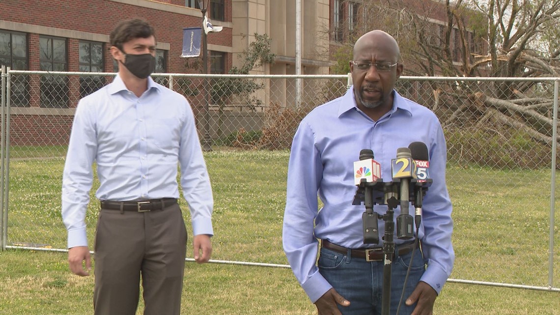 Warnock Ossoff promise to seek disaster aid for Newnan - Vimarsana News