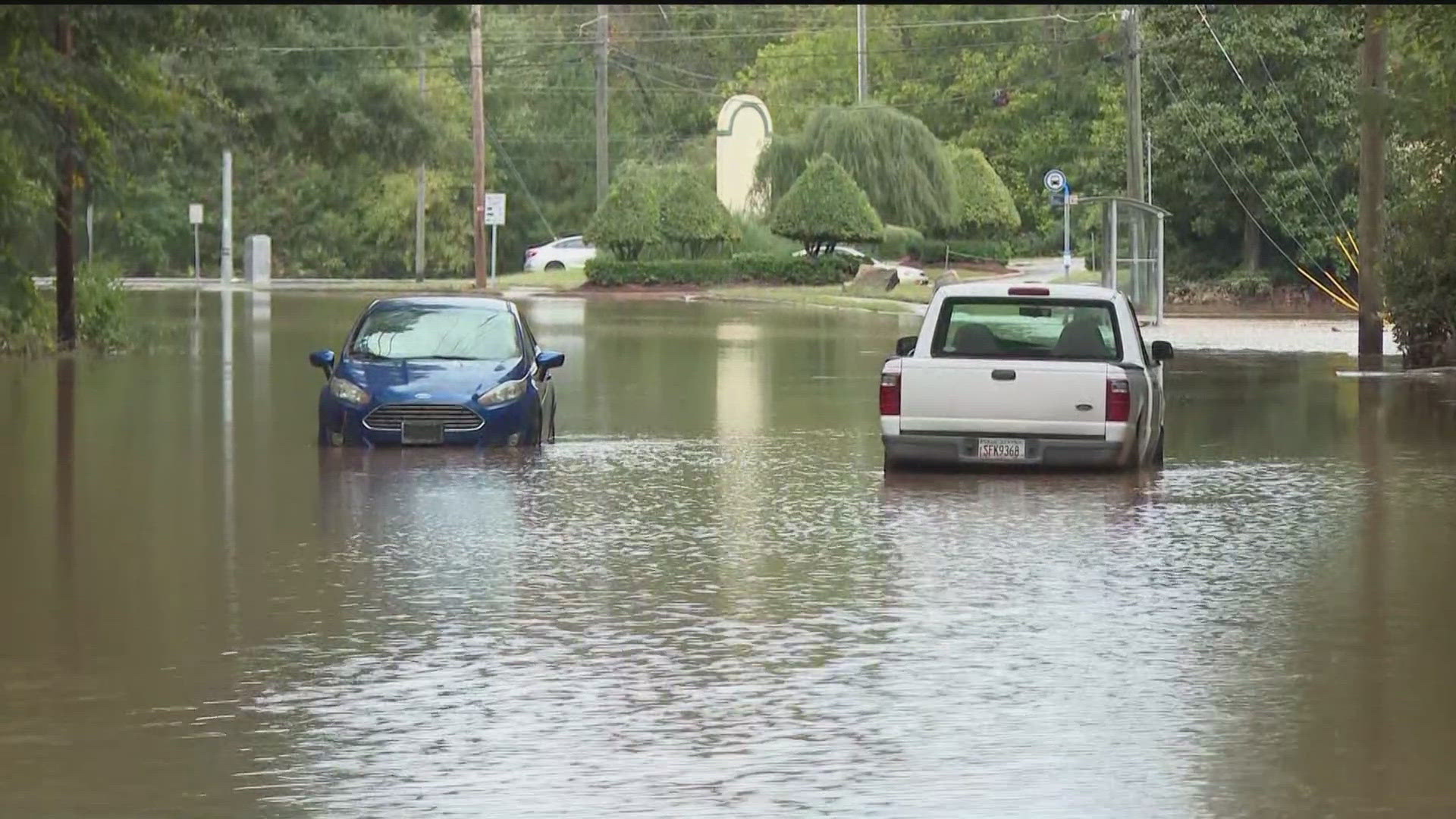 Even hours after the storm, some of those roads remain impassible.