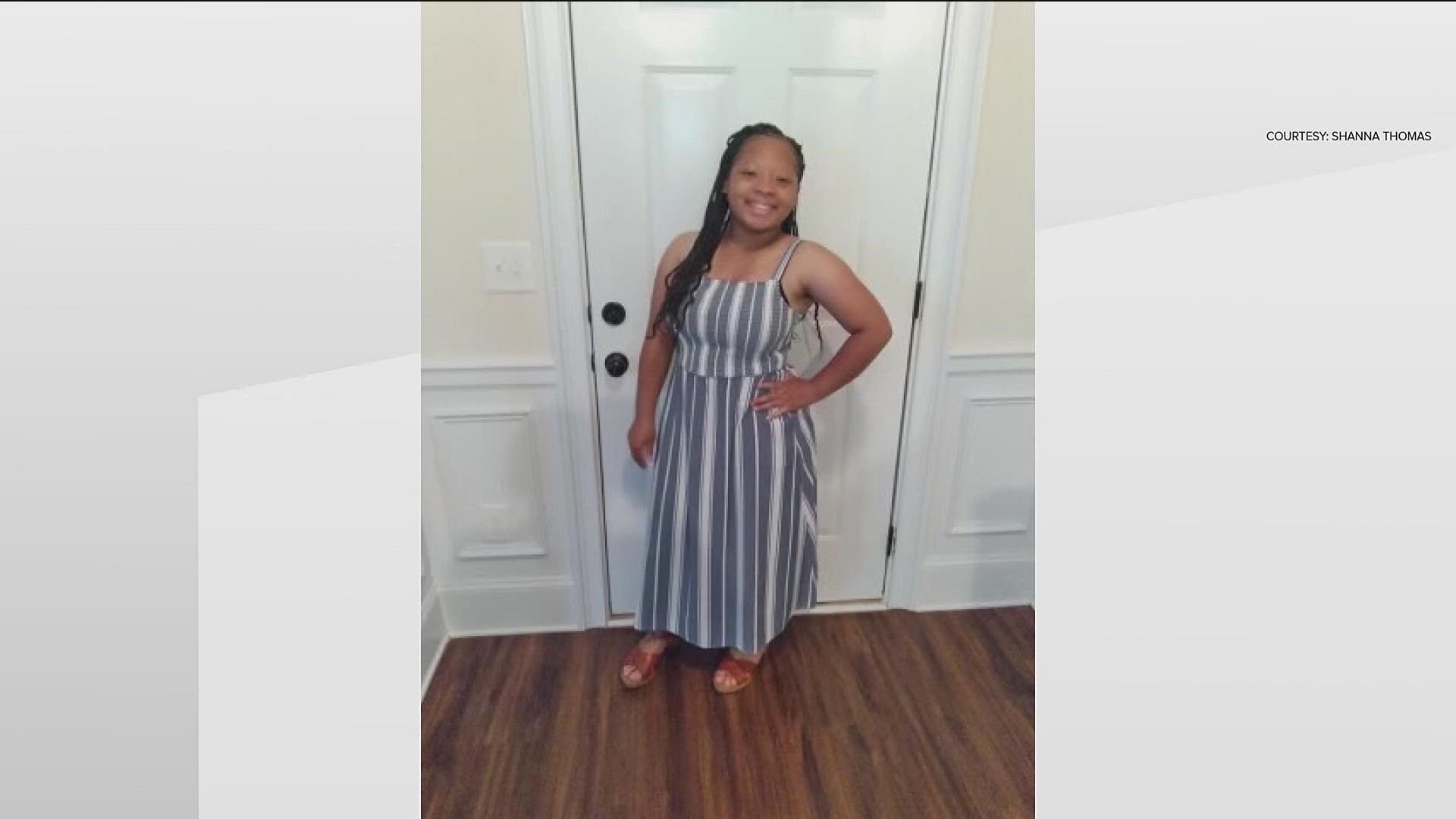Kendall Elise Thomas was using a crosswalk on campus when she was struck by a vehicle.