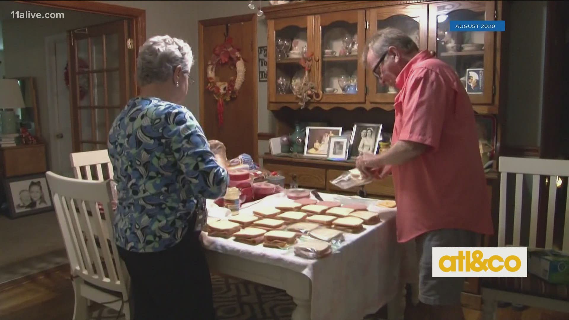 "Love, Jenny." Mary Ann & John Bush pack lunches for the homeless, in memory of their beloved daughter who battled mental health issues and addiction while homeless.
