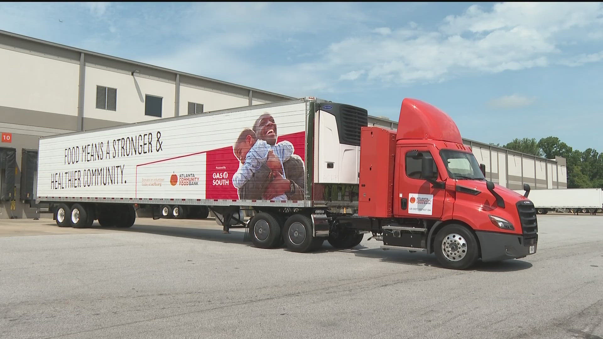 Gas South has donated a truck to the Atlanta Community Food Bank, which serves 29 counties.