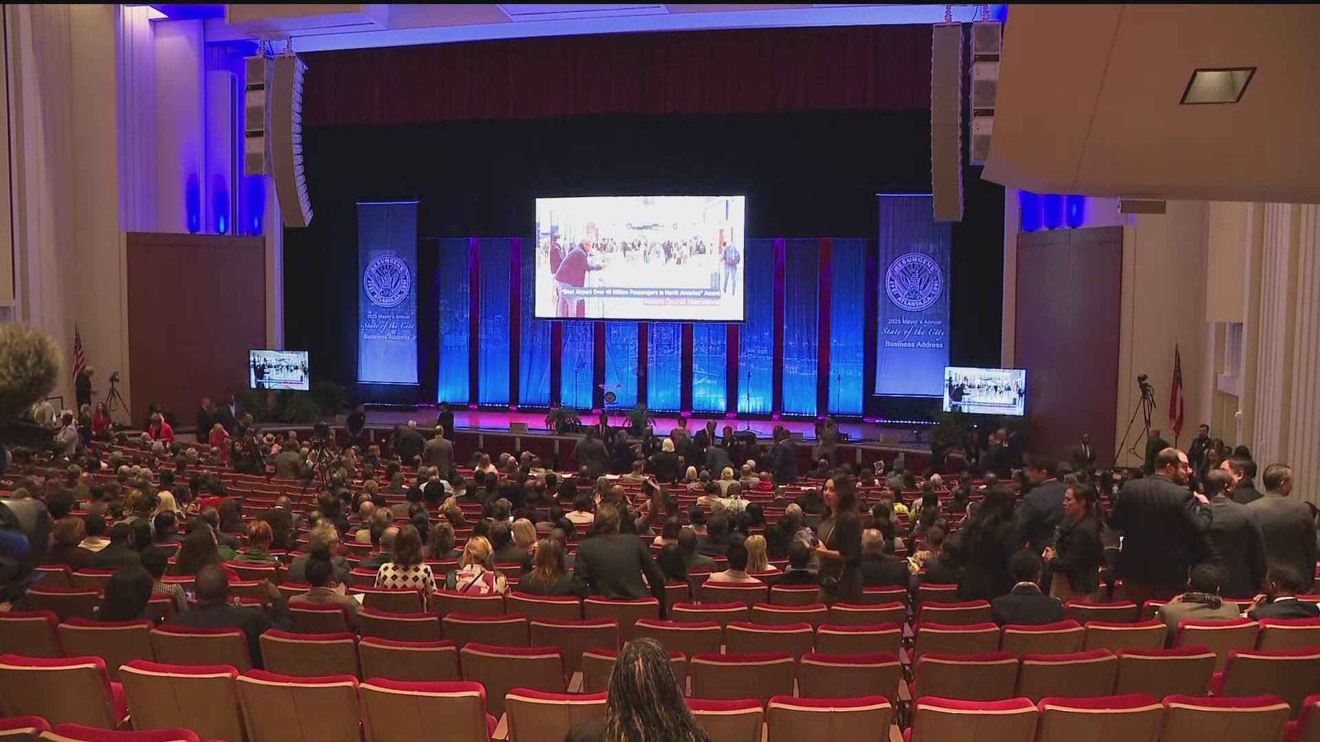 Mayor Andre Dickens is expectd to talk about the city's accomplishments and goals going into 2025. 