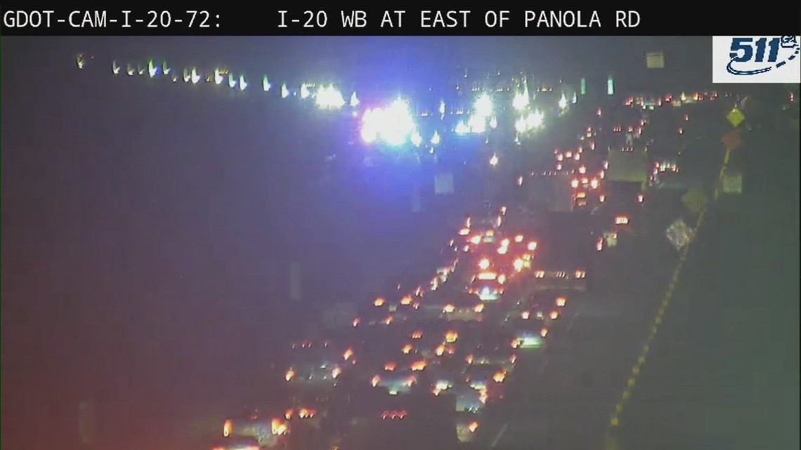 I20 Panola Road crash GDOT