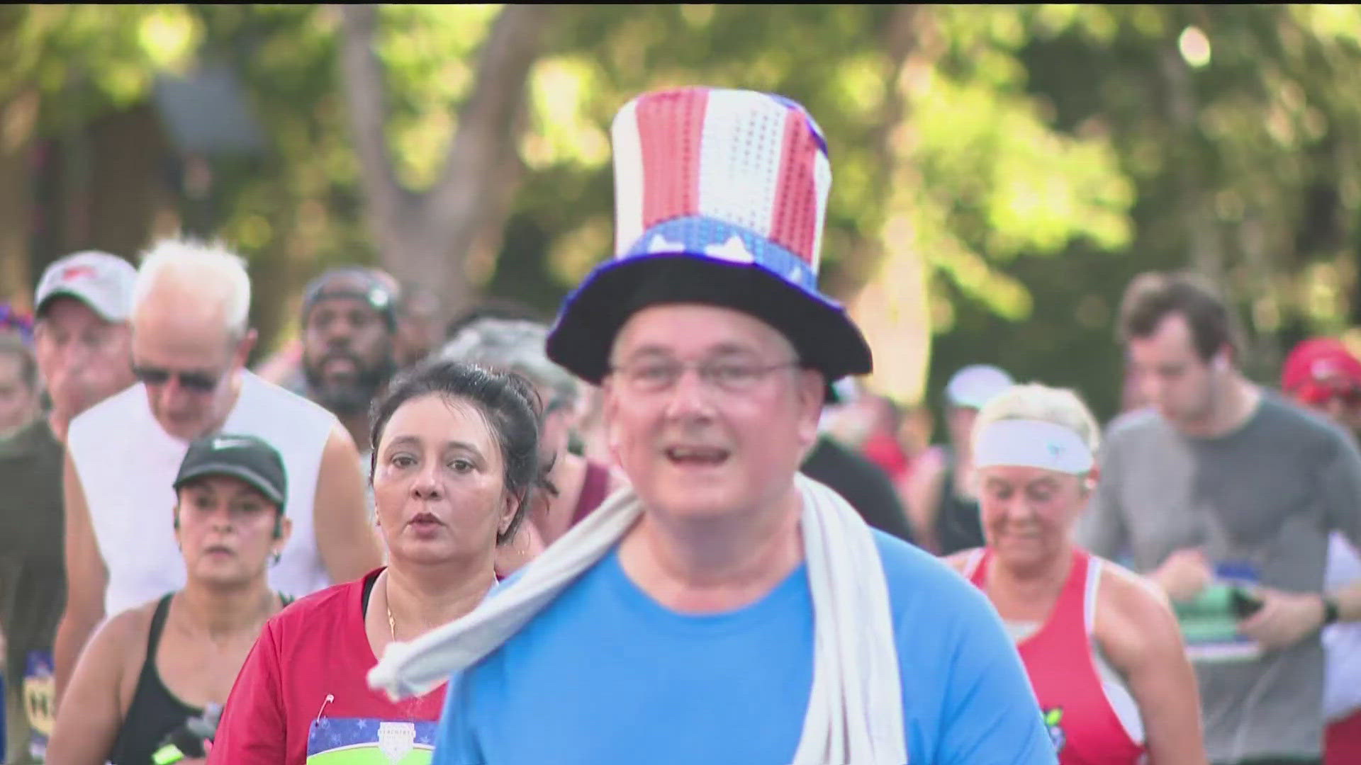Here's a recap of the day. The AJC Peachtree Road Race is the world's largest 10K.