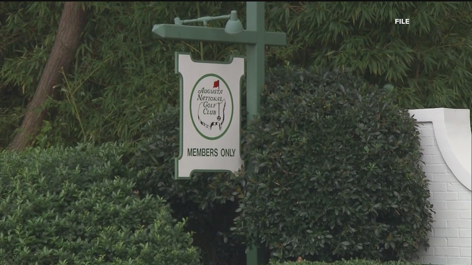 The home of the 'The Masters' golf tournament partnered with a local organization to donate the money to a crisis fund.