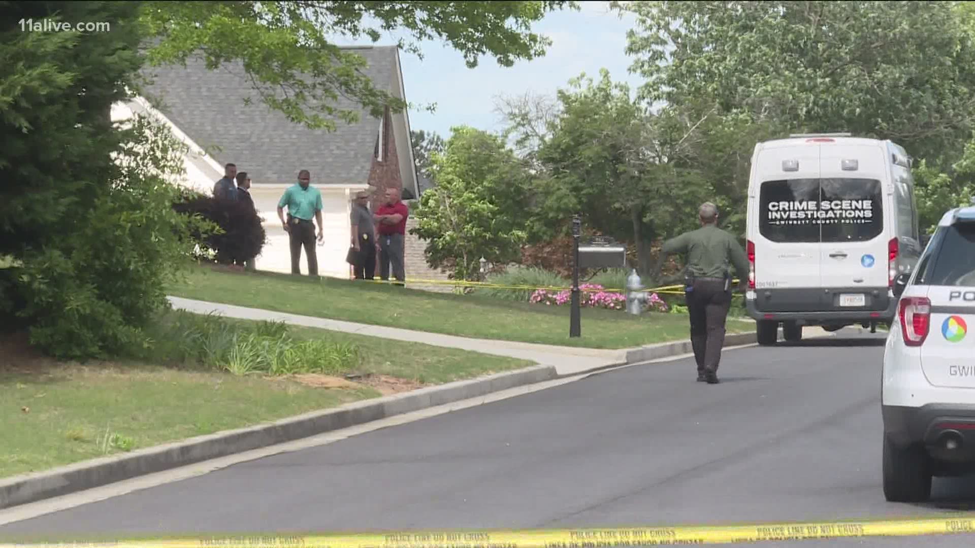 Authorities are investigating an apparent murder-suicide that happened inside a home in a Lawrenceville-area neighborhood Wednesday afternoon.