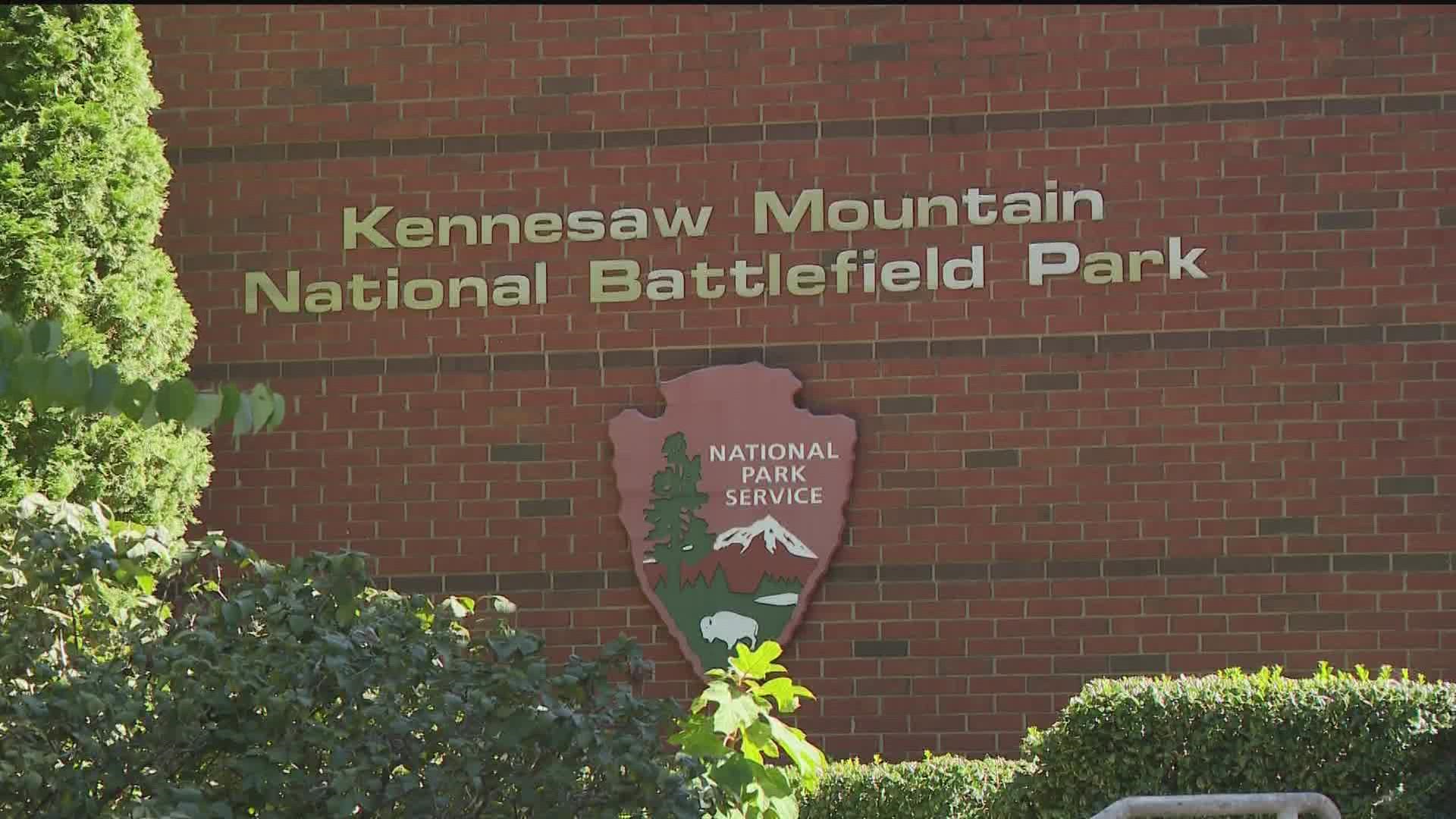 Look out for man in ski mask prowling on people at Kennesaw Mountain