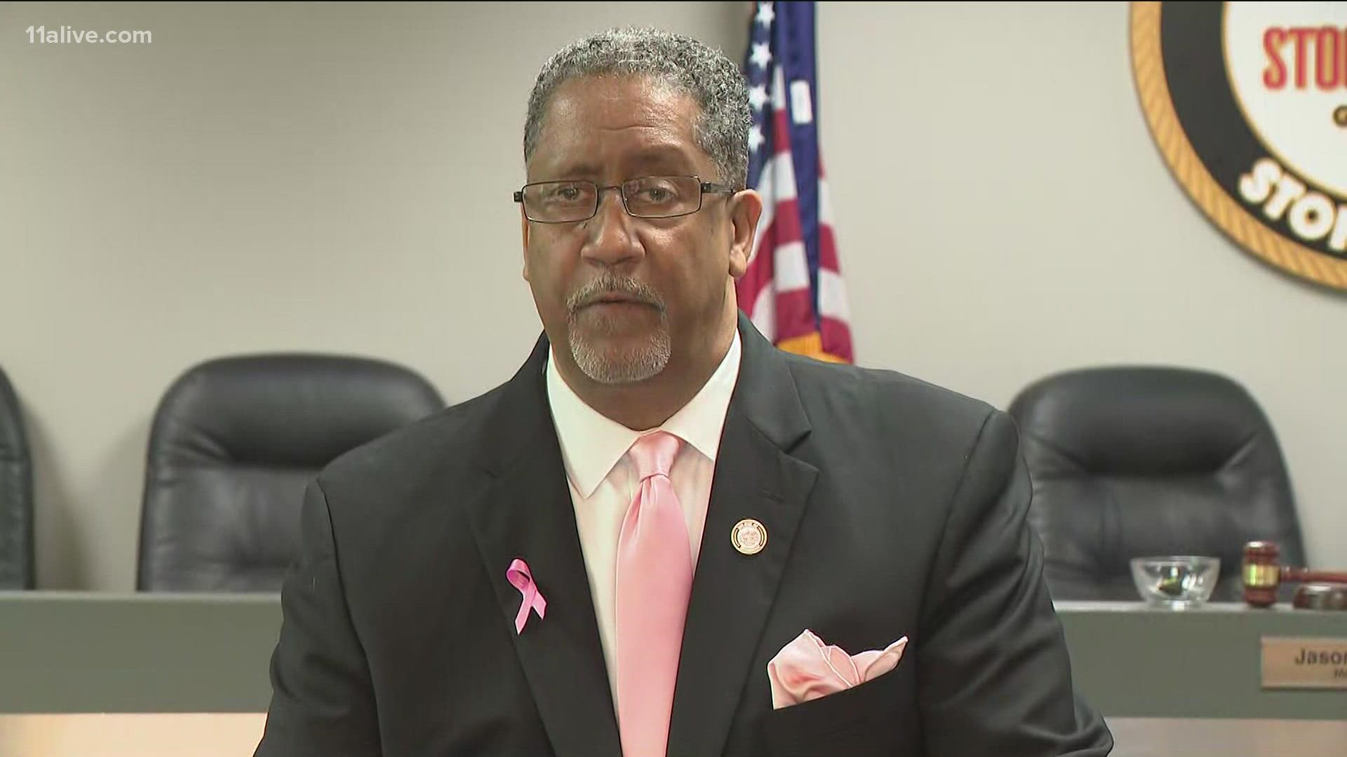 The mayor said he will resign Wednesday due to health reasons.