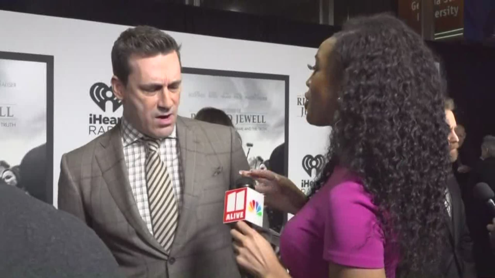 11Alive's Francesca Amiker caught up with the actor on the red carpet for the movie premiere of