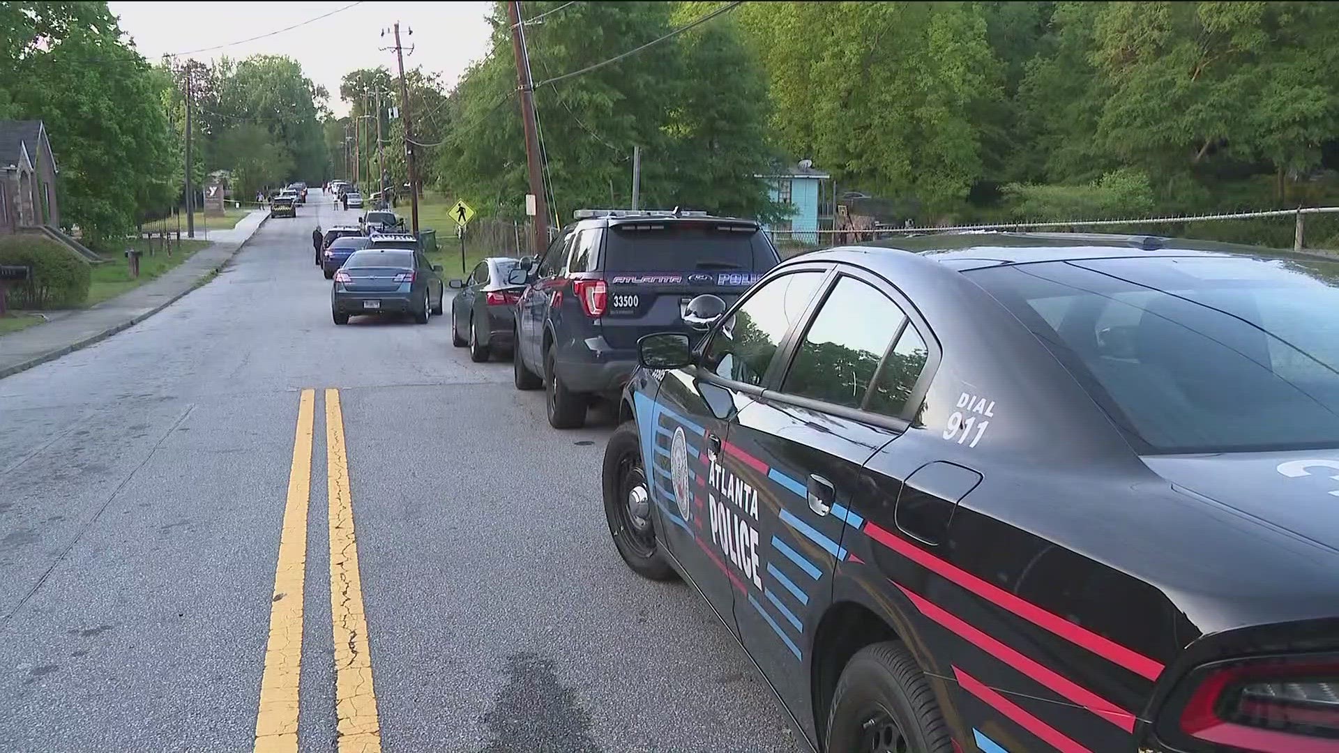 Two men are dead after a triple shooting in Atlanta's Grove Park neighborhood Sunday evening, according to the Atlanta Police Department.