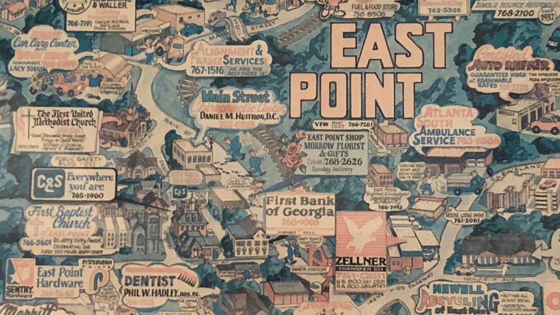 East Point Ga Map East Point Historical Society Preserving Stories Of The City | 11Alive.com