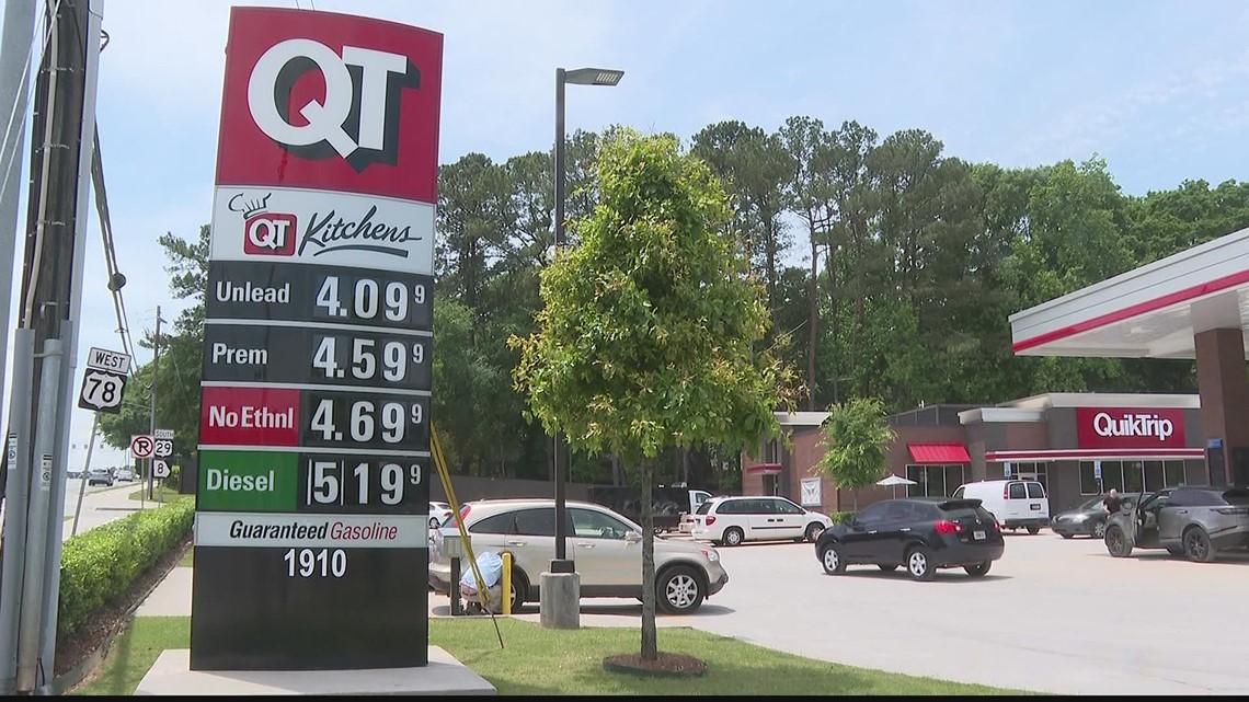 Gas prices surging again in Georgia