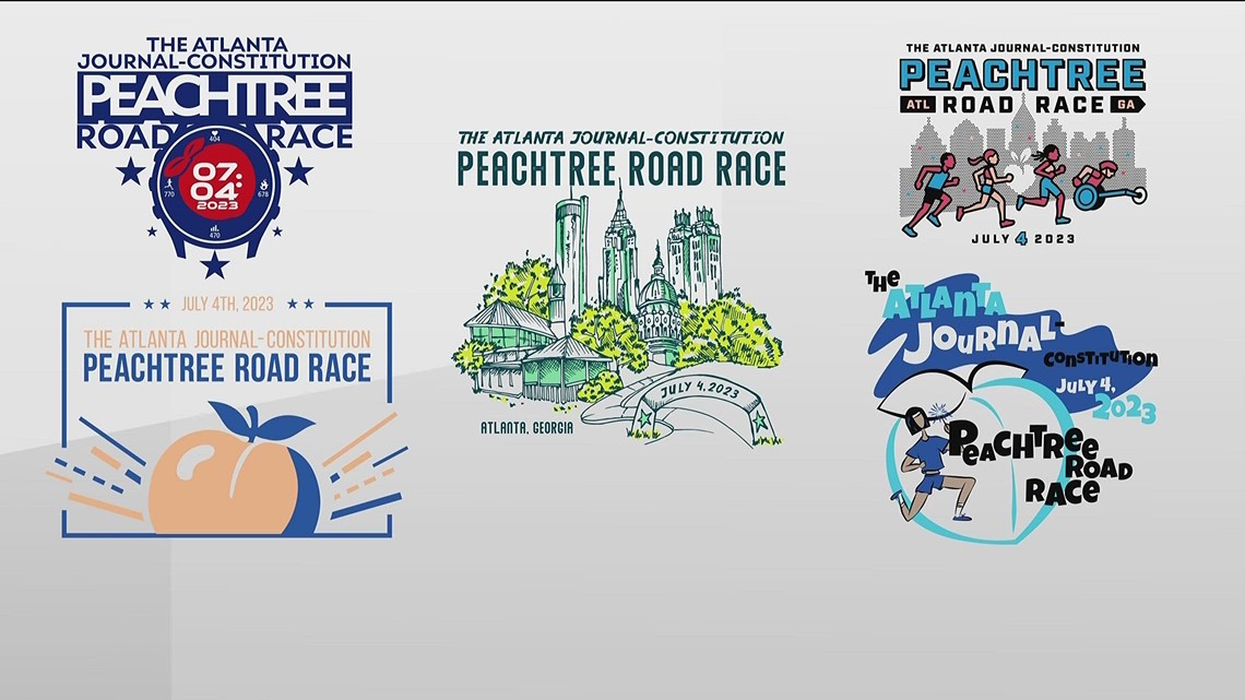 Finalists revealed for 2023 AJC Peachtree Road Race t-shirt