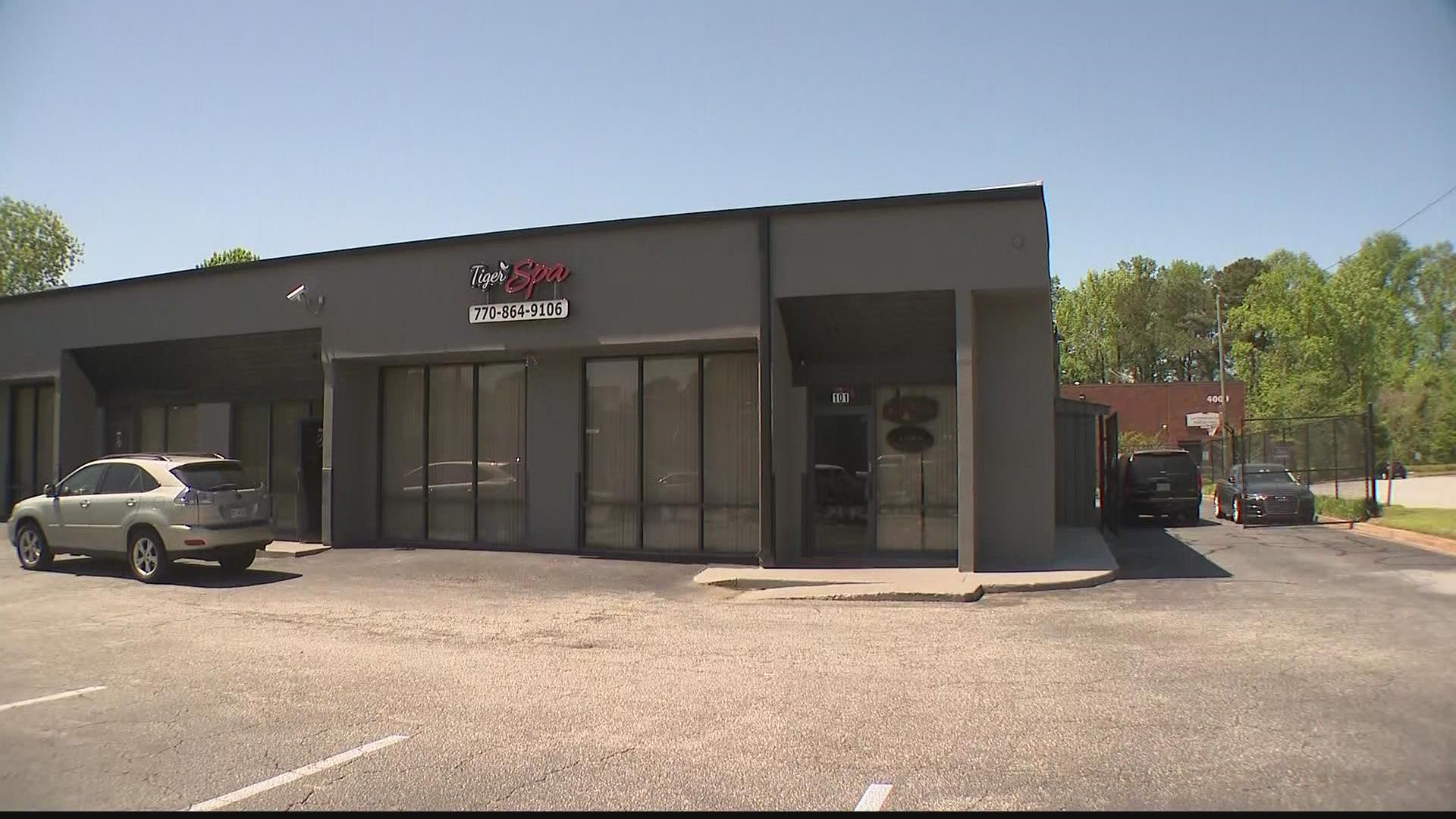 A massage spa in DeKalb County remains closed after a person is arrested and accused of selling sex.