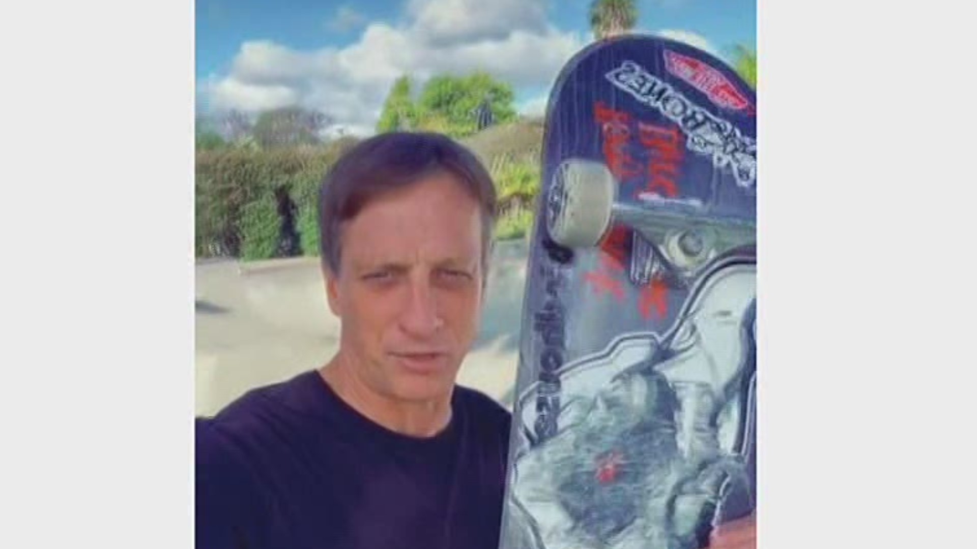The boy wanted to send a skateboard to Tony Hawk, and social media helped bring it to the legend's attention.