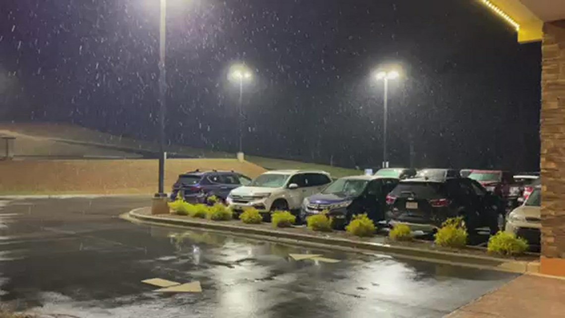 Georgia winter storm | Snow falls in Helen | 11alive.com