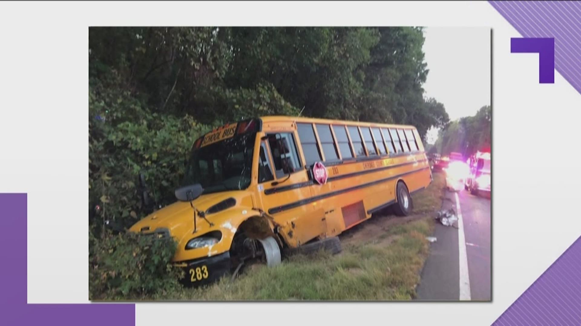 Deputies have arrested both individuals who had been described as "persons of interest" in connection with Tuesday morning's school bus wreck in Cherokee County.