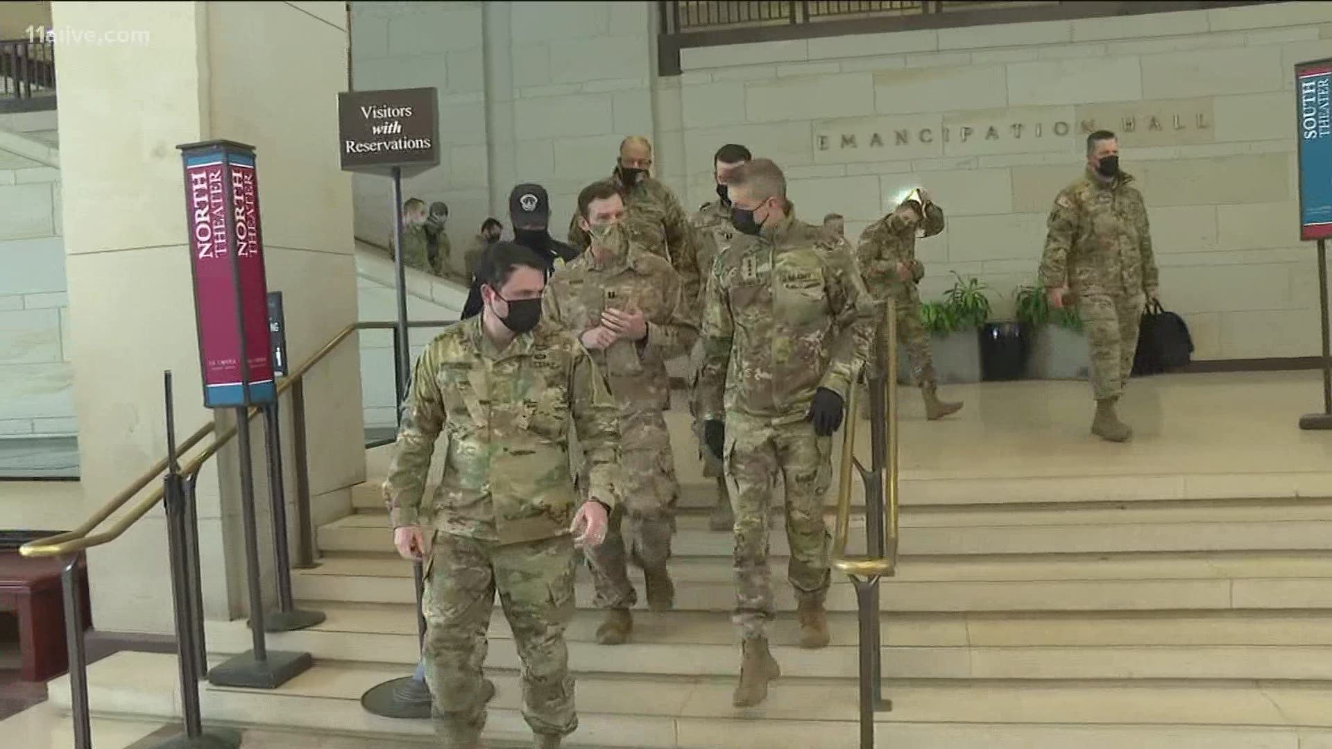 A spokesperson tells 11Alive that there are no Georgia National Guard members who have COVID that deployed to DC in support of the inauguration.