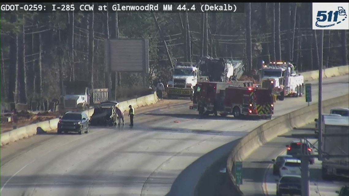 Crash on I-285 at Glenwood Road in DeKalb | 11alive.com