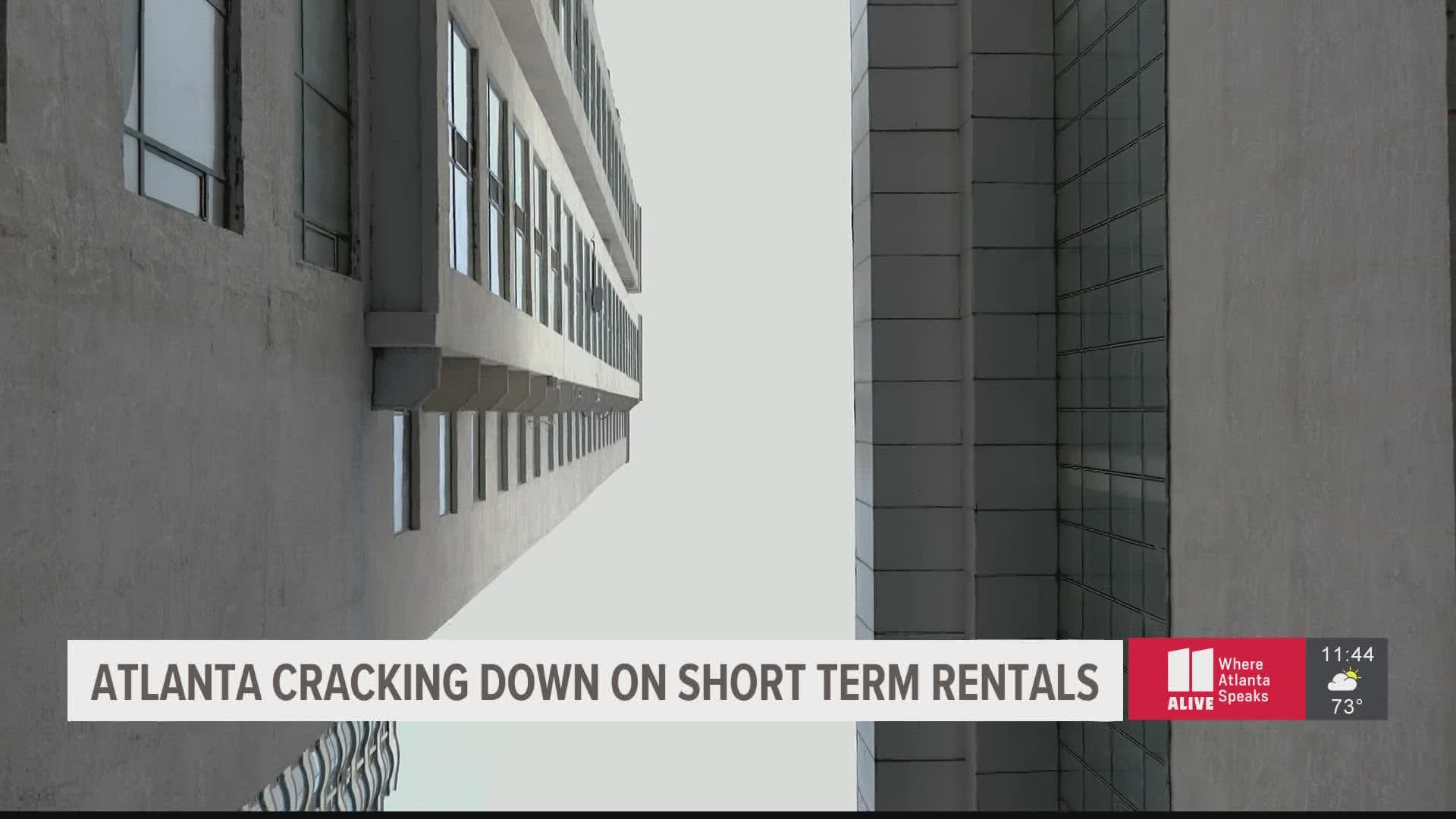 More than 4,000 short-term rentals could soon disappear from Atlanta, because of a new ordinance cracking down on who’s able to rent out their home.