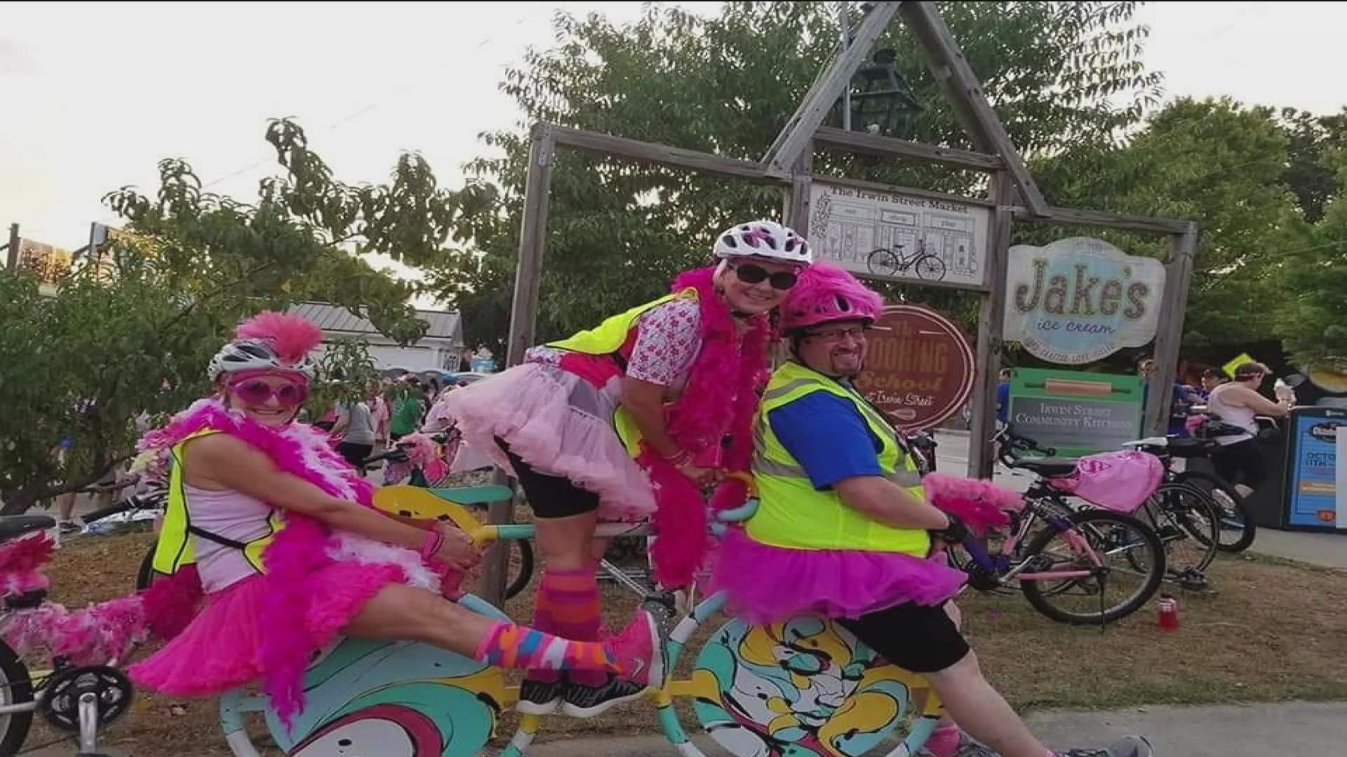 The Georgia two-day walk for breast cancer has raised around $750,000 for breast cancer research and mammograms