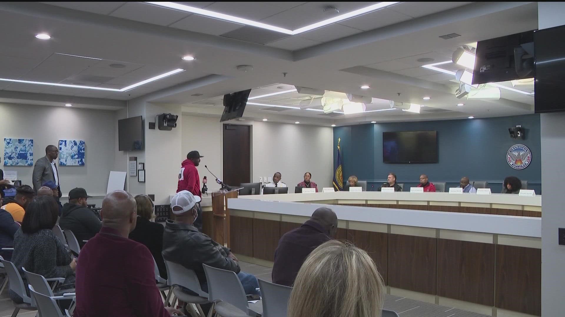Dozens of people turned up for a special-called meeting on youth violence Tuesday evening by the Atlanta Public Safety Commission.