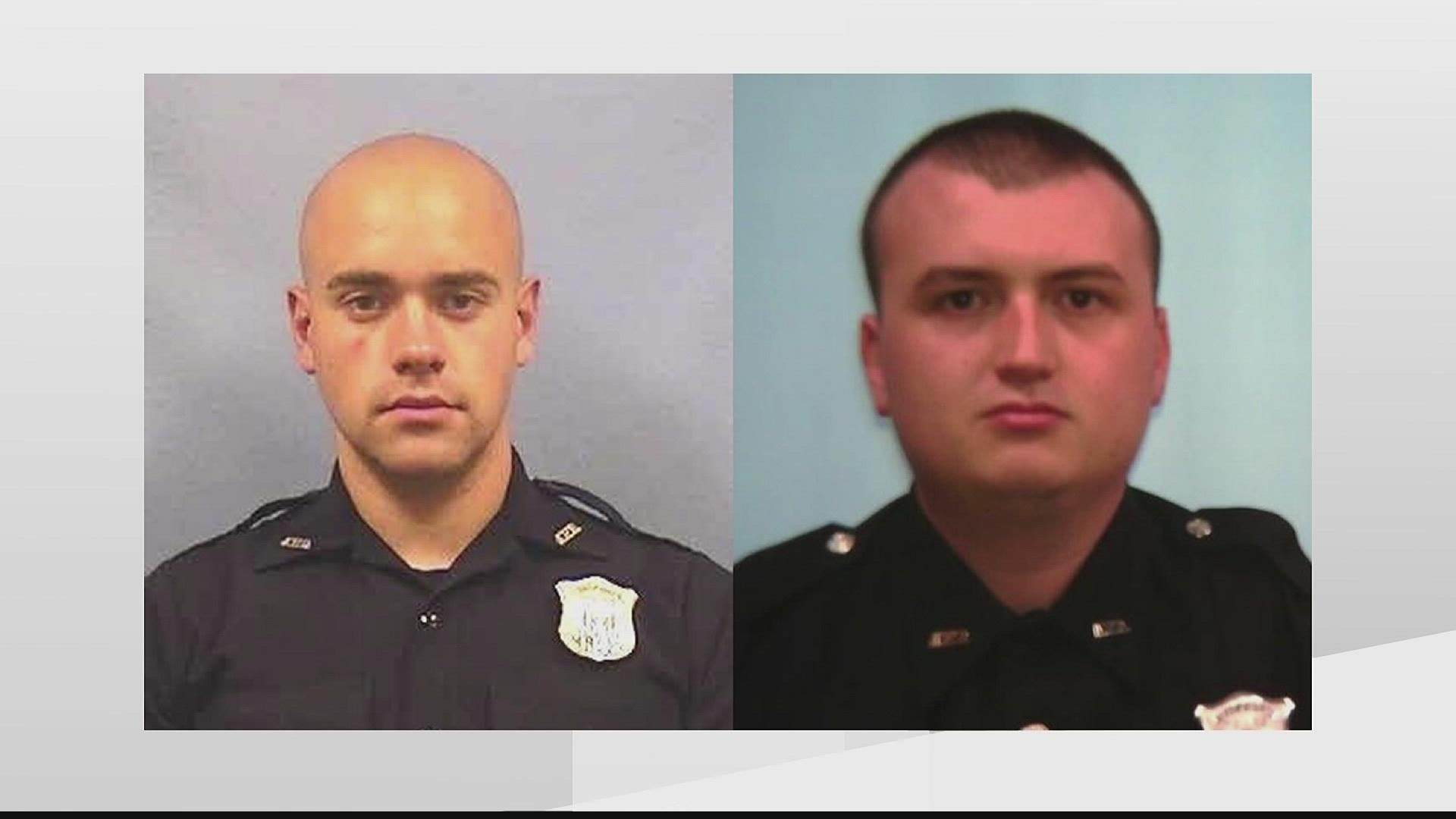 The prosecutor said he was not sure about next steps for the two officers: Garrett Rolfe and Devin Brosnan