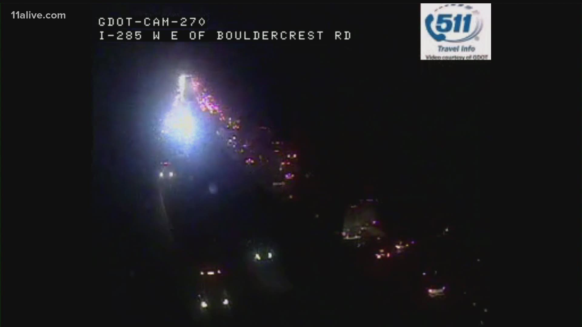 Atlanta traffic I 285 East shut for investigation | 11alive.com