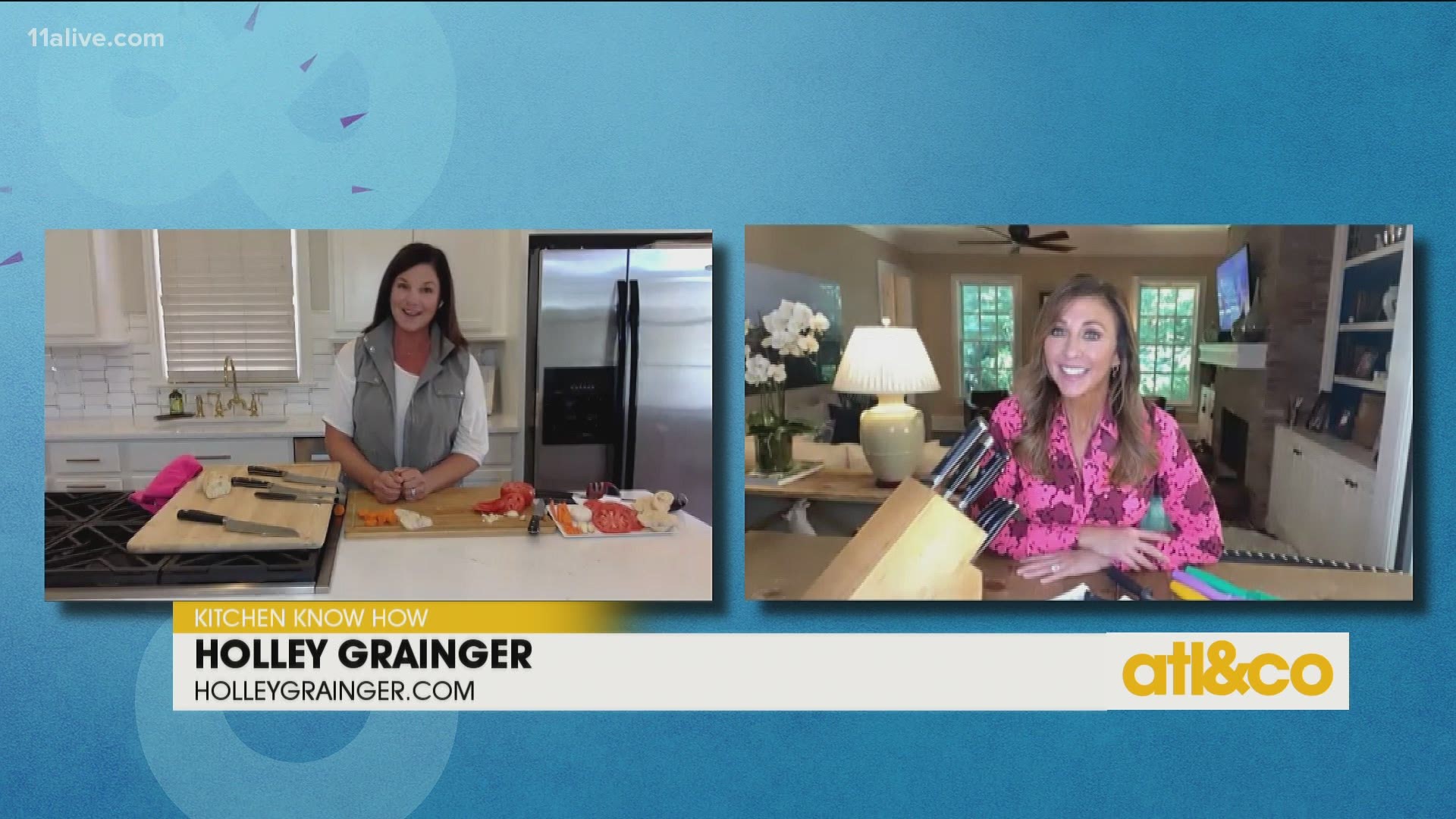 Registered dietitian Holley Grainger shows us some of the basic knives for every home cook on 'Atlanta & Company'