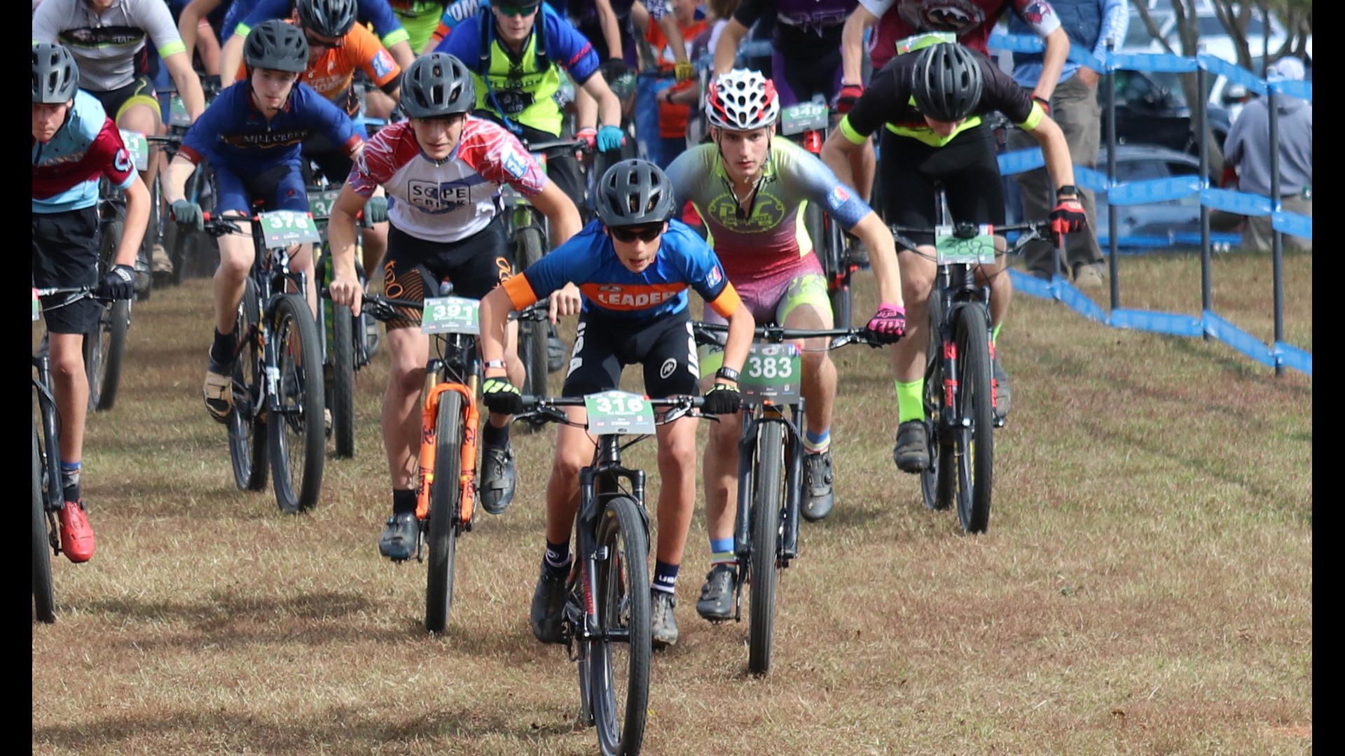 students compete for Mountain Bike State Shampionship
