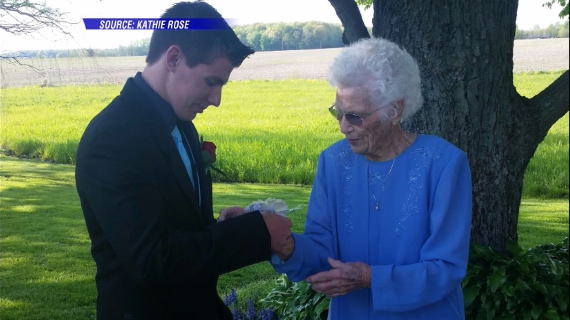 Teen Takes 93 Year Old Great Grandmother To Prom