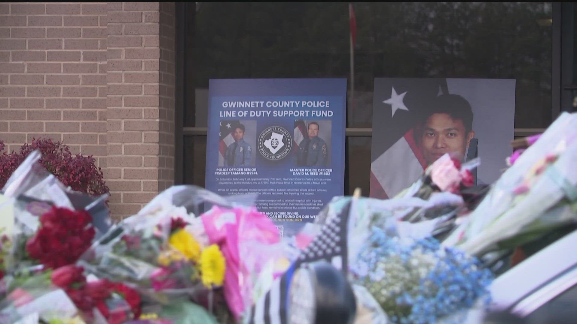 Gwinnett officer shot in line of duty is recovering after shot in face ...