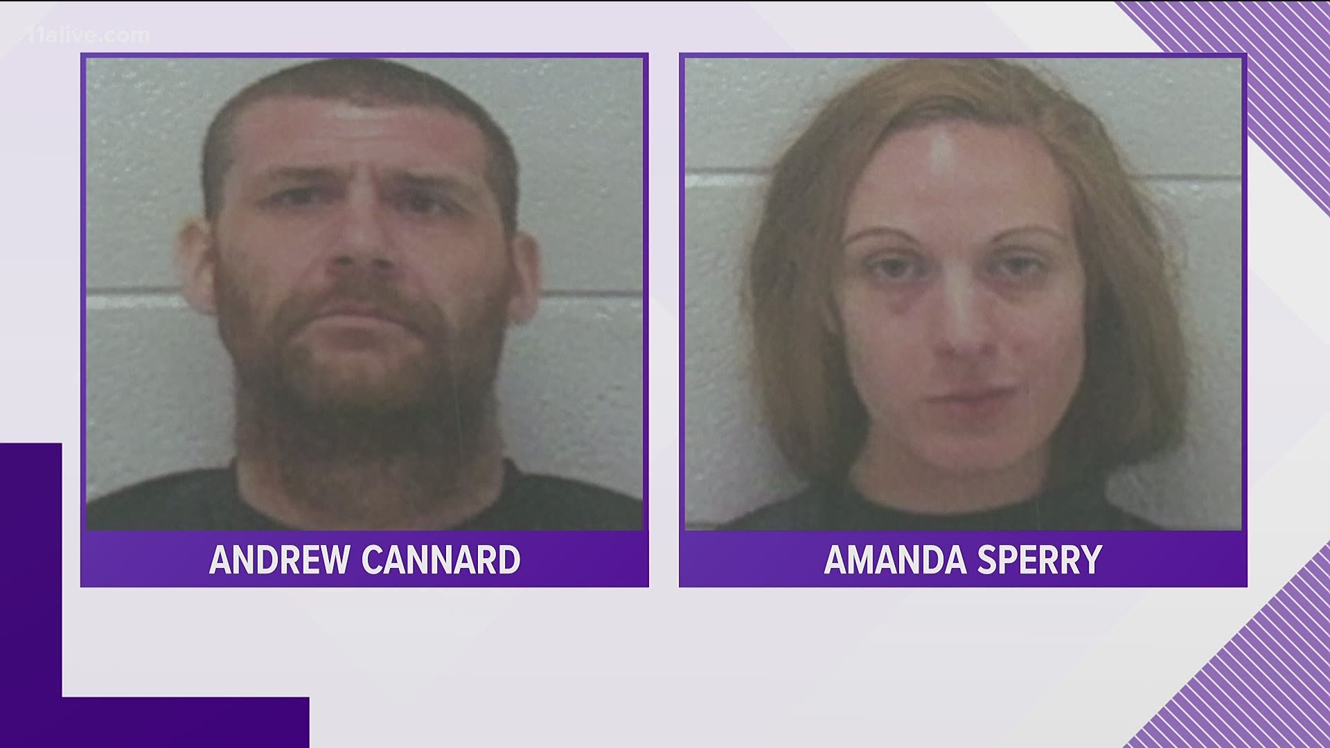 Sheriff Terry Langley said Andrew James Conard, 37, and Amanda Sperry, 29, were arrested for the murder.