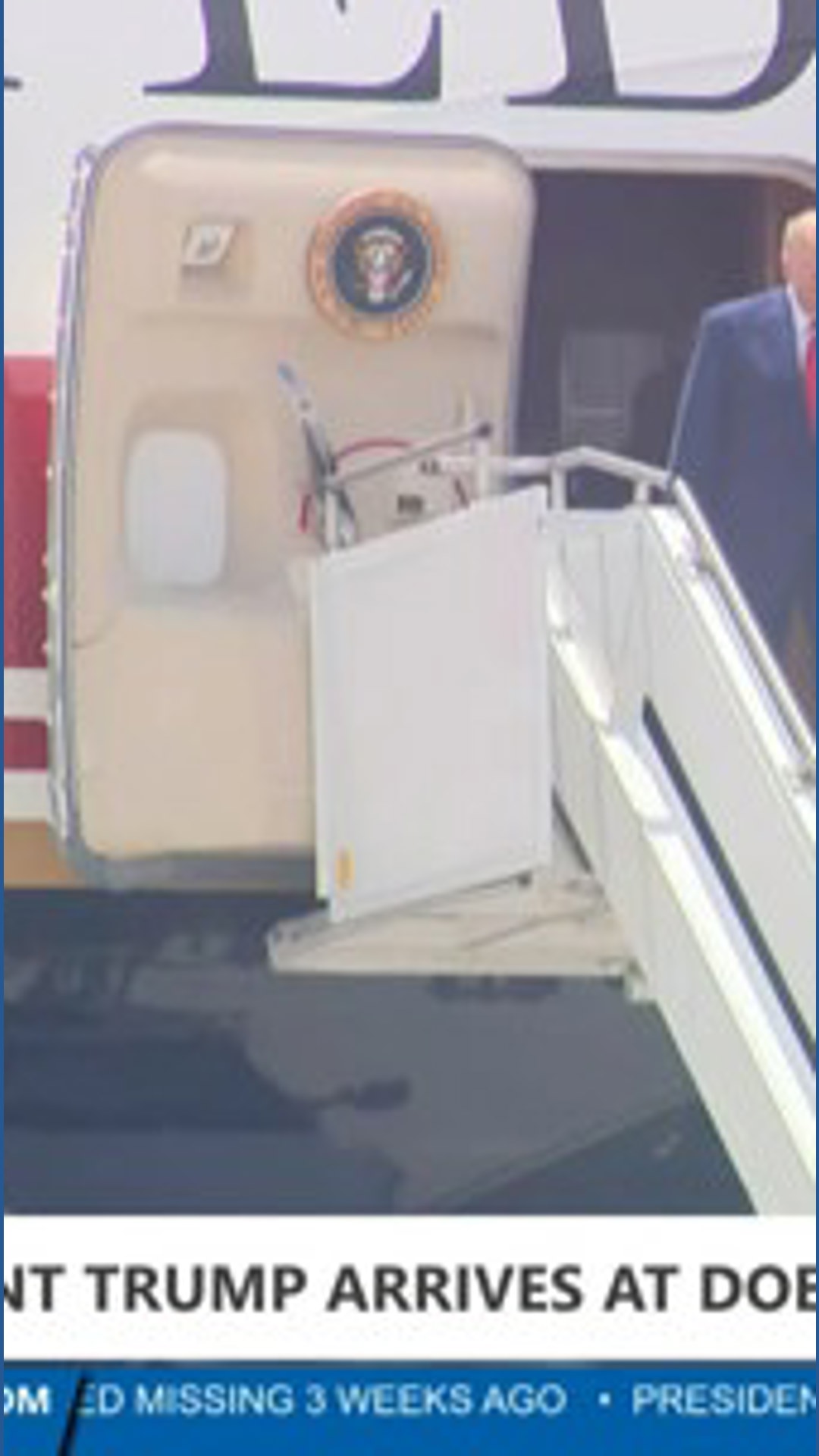 President Trump arrives at Dobbins Air Reserve Base | 11alive.com
